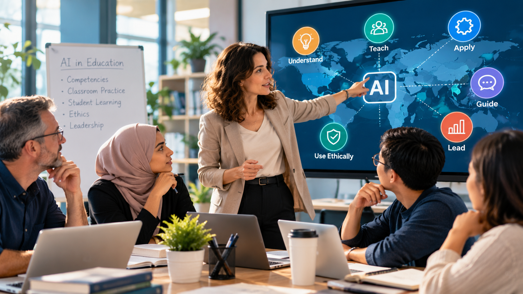 The Global Teacher AI Competency Map What Educators Need to Know Do and Lead
