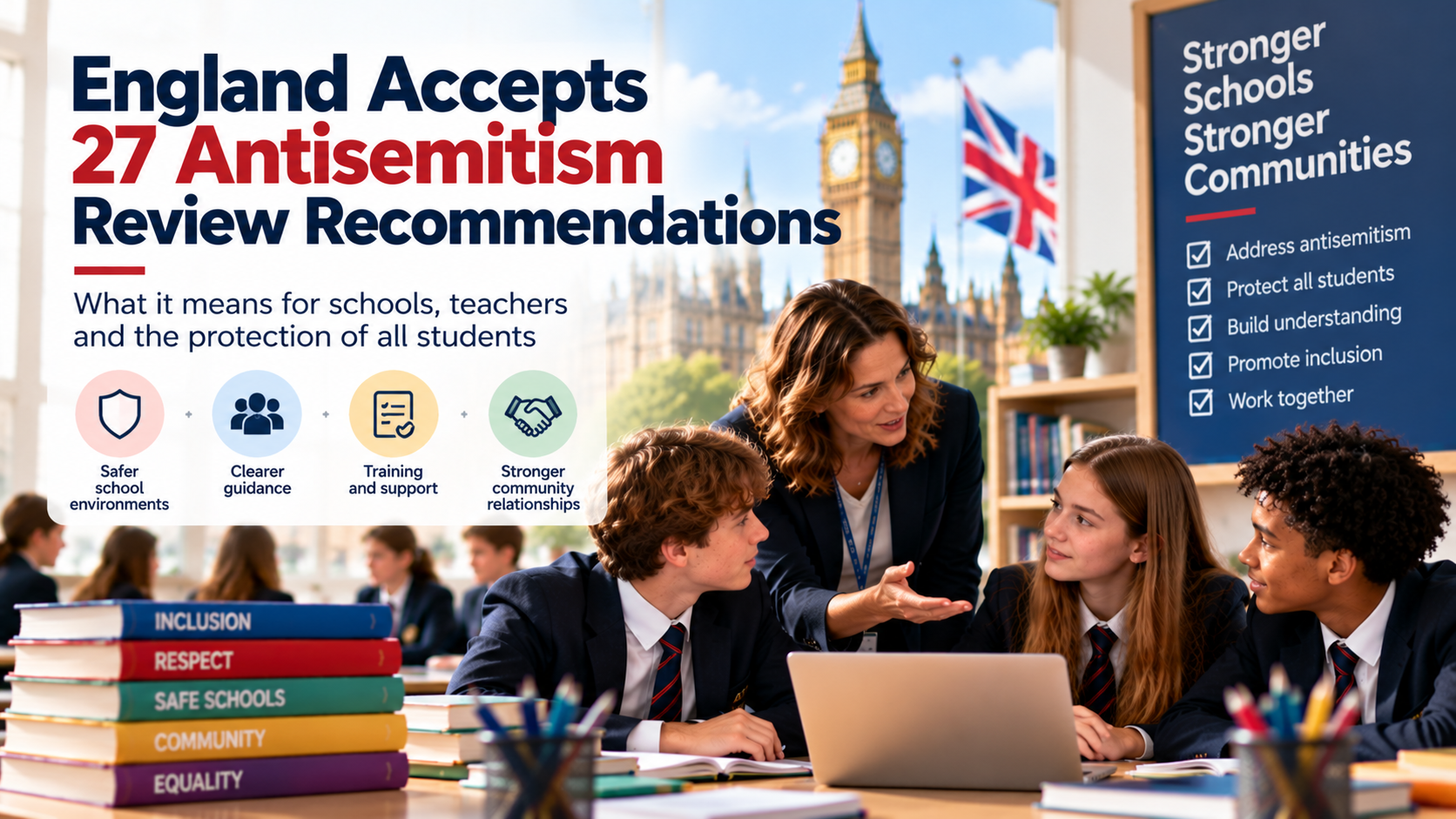 England Accepts 27 Antisemitism Review Recommendations_ What Schools Must Understand