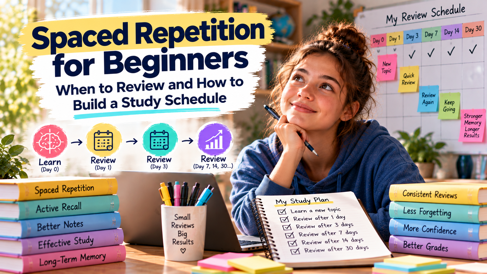 Spaced Repetition for Beginners: When to Review and How to Build a Study Schedule