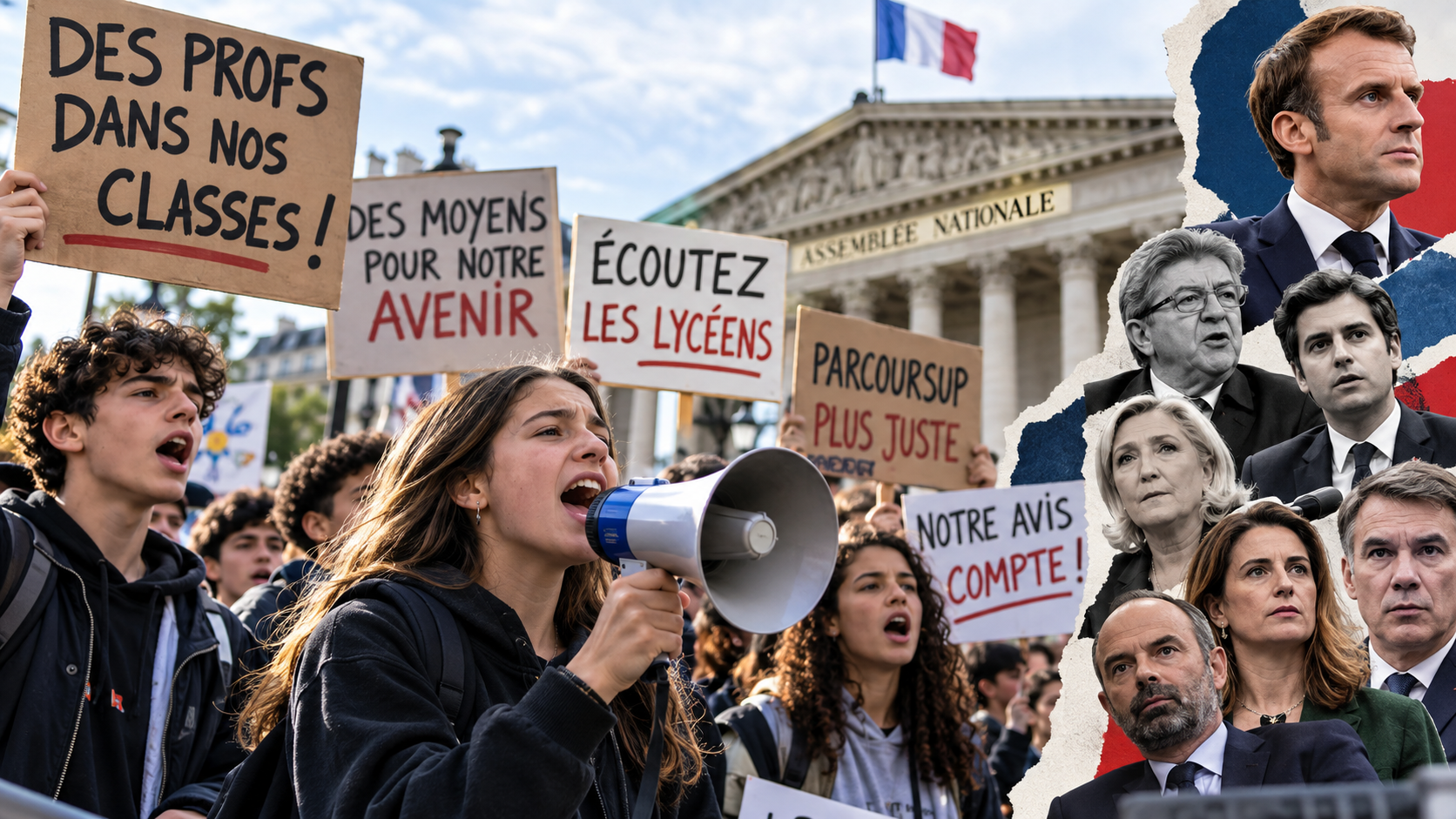 Révolte des lycéens en France : ce qu’ils réclament et ce que répondent les politiques