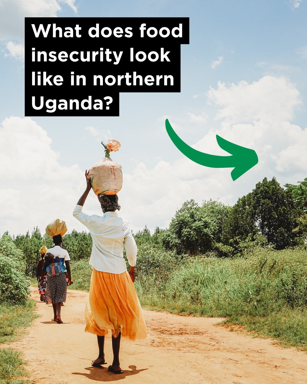 In northern Uganda, food insecurity isn&rsquo;t just about hunger, it&rsquo;s about survival.

🌾 16 million people aren&rsquo;t eating enough
👶 1 in 3 children are chronically malnourished
💧 Families face rising costs and shrinking harvests

But t