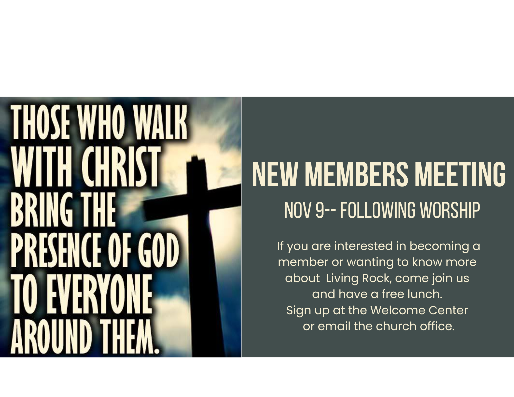 New Members Meeting