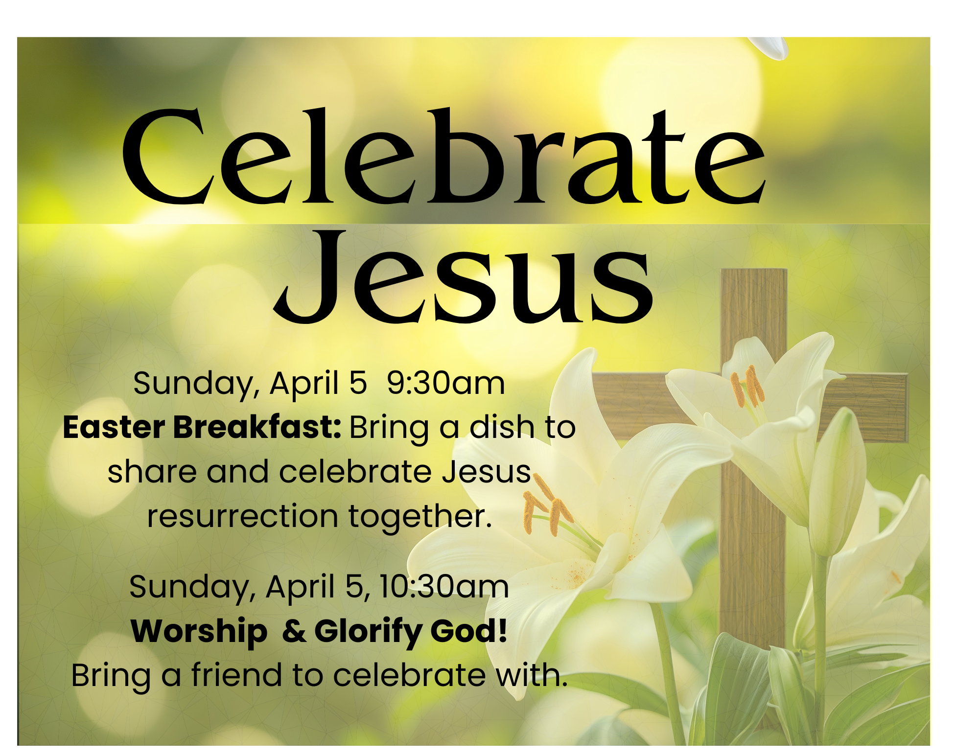 Celebration of Jesus Resurrection