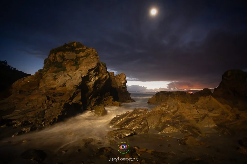 Vista de una amanecer en El Peiral, Geoparque Cabo Ortegal, Galicia