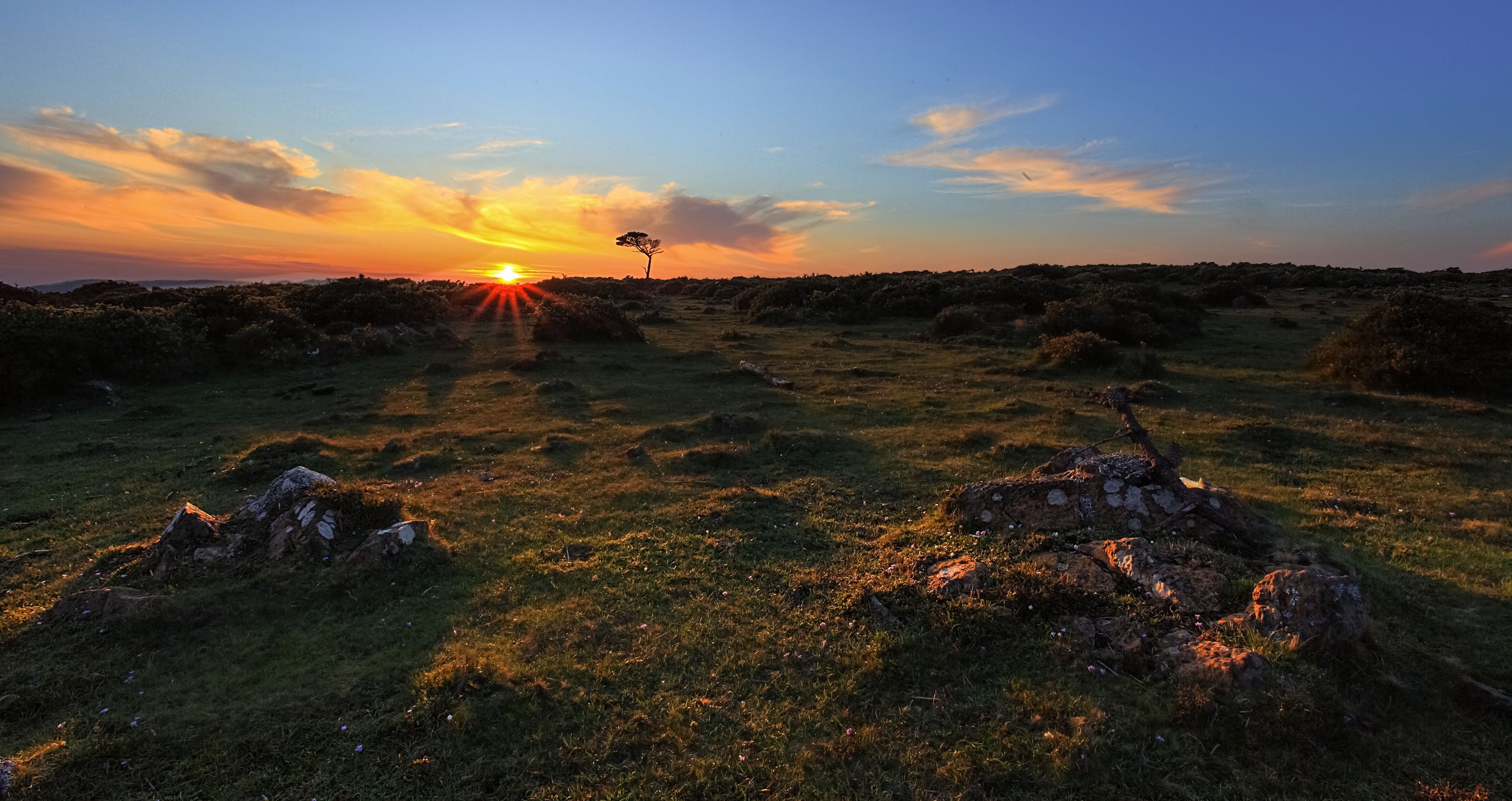 Atardecer en a Serra da Capelada, Geoparque cabo Ortegal