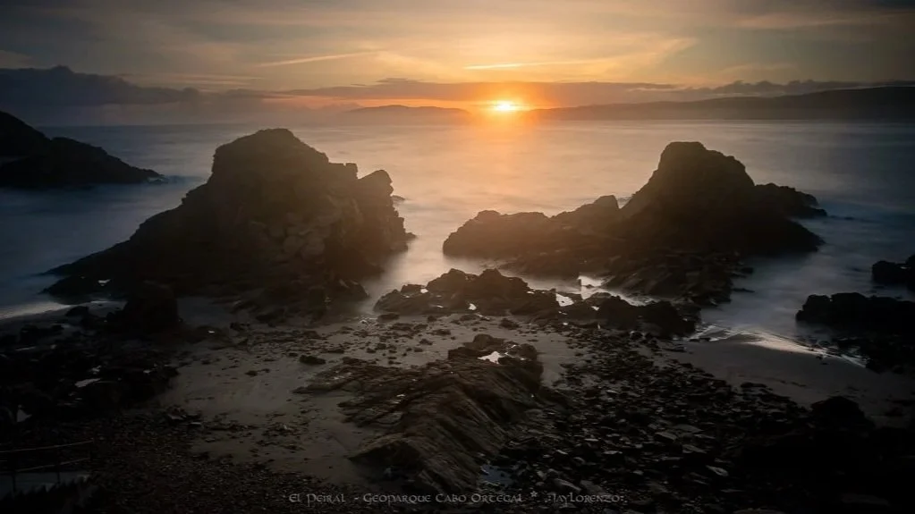 Amanecer en El Peiral, Cariño, Geoparque Cabo Ortegal