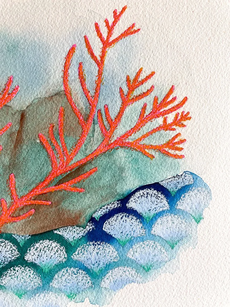 h-blanchard-aquarelle-corail-orange-algue-verte-A4-detail-01.jpg