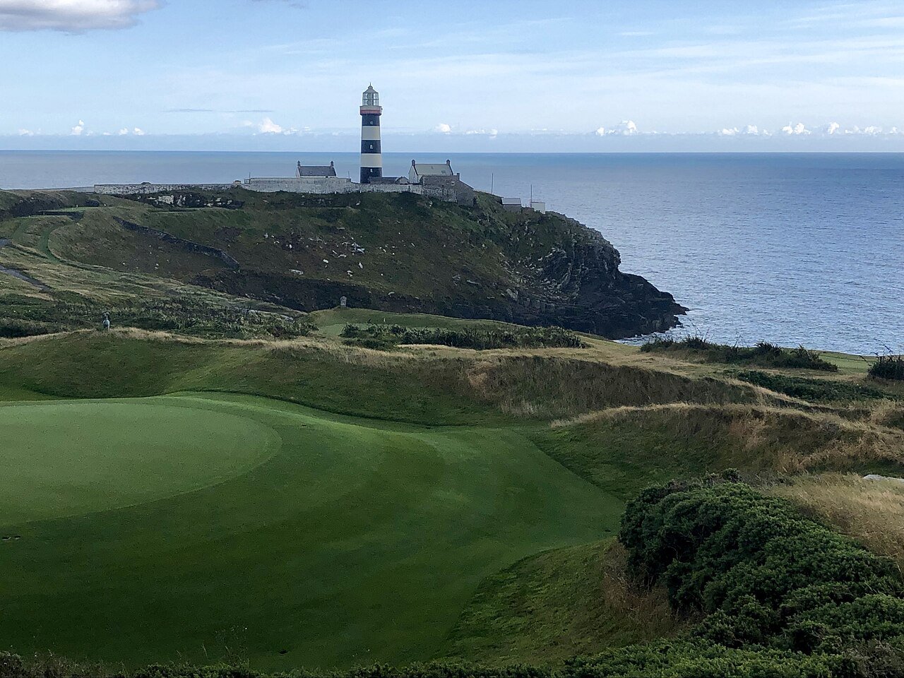 Old Head Golf Links lighthouse and cliffside course, Kinsale, Cork