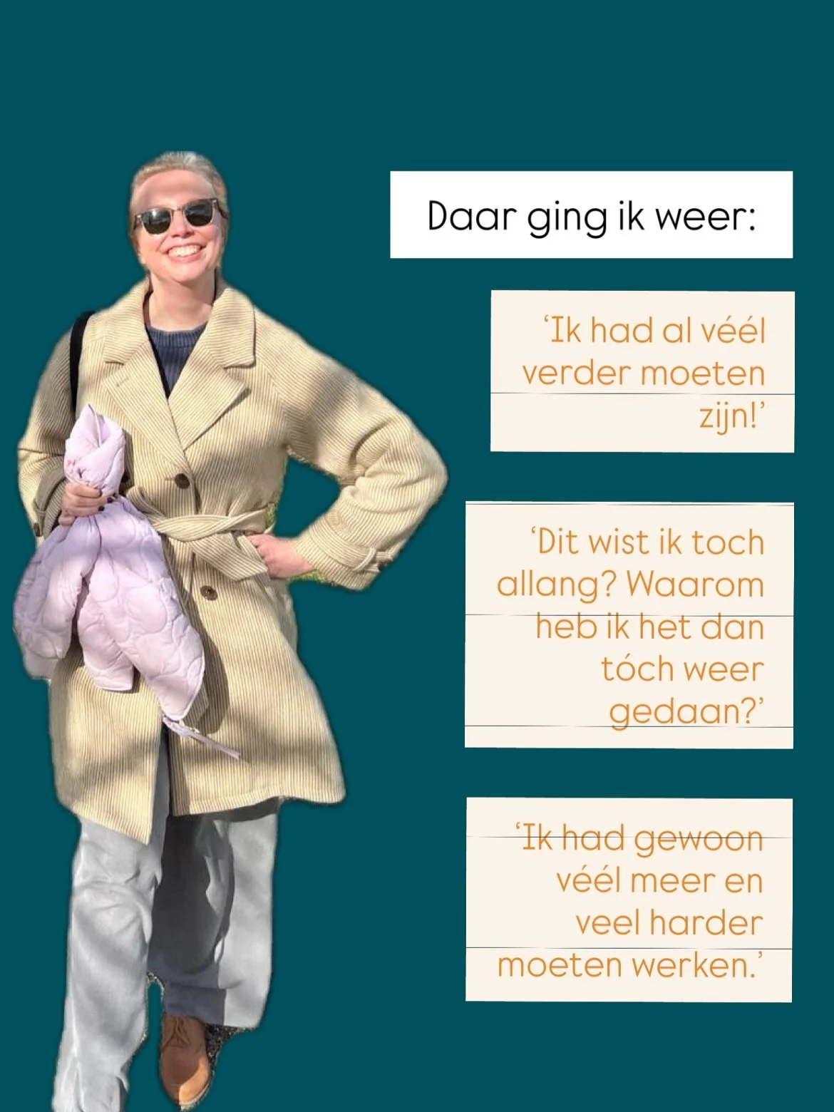 Daar ging ik weer, tijdens m&rsquo;n einde-winter-begin-lente-dipje en het nadenken over Nabu academy:

&lsquo;Ik had al v&eacute;&eacute;l verder moeten zijn!&rsquo;
&lsquo;Dit wist ik toch allang? Waarom heb ik het dan t&oacute;ch weer gedaan?&rsqu
