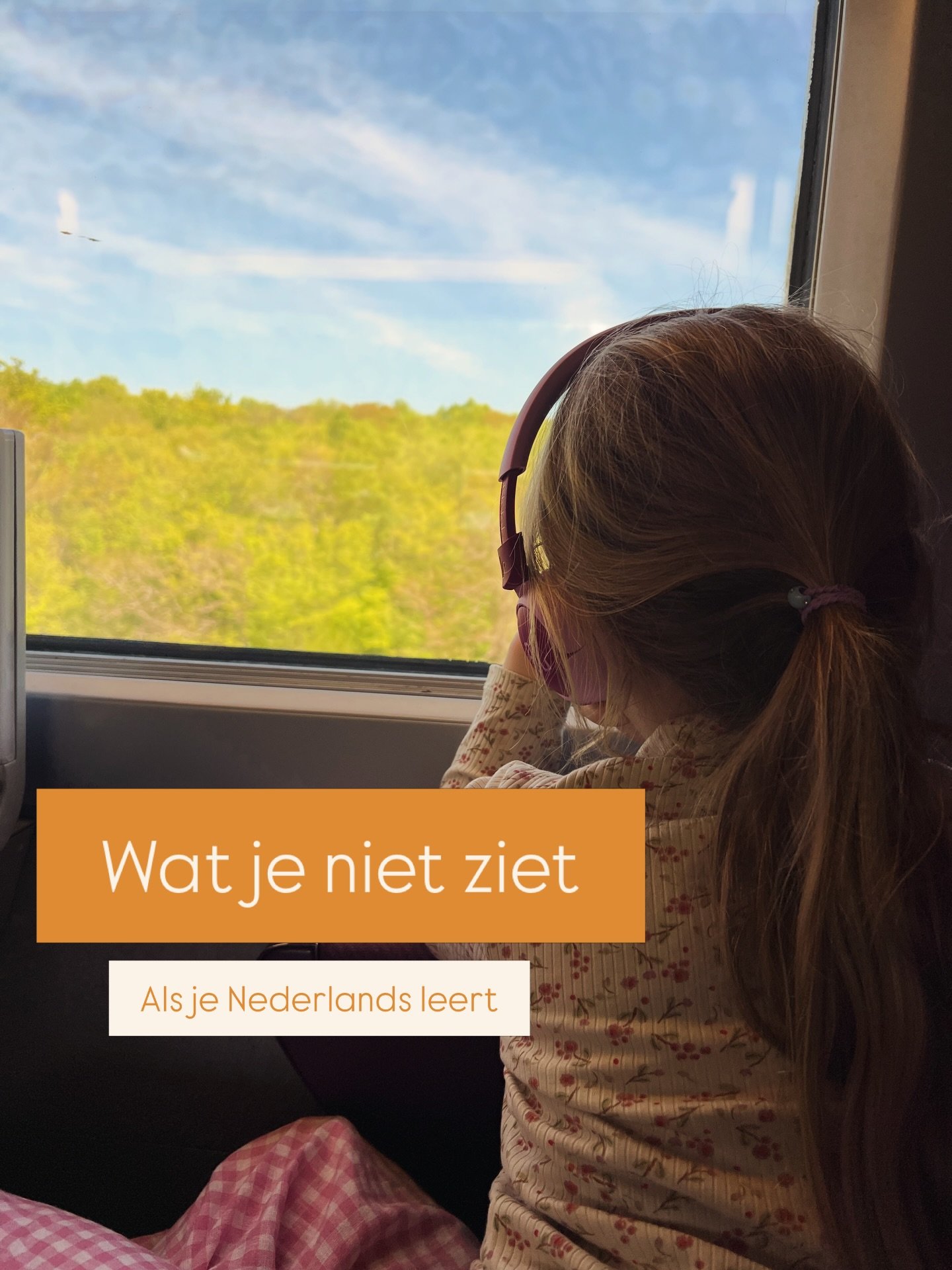 Wat je niet ziet (deel 2 - Nederlands leren). 

Ik kan het tegen je zeggen, maar je gelooft me waarschijnlijk niet:

- Het is normaal dat je soms een ontzettend simpel Nederlands woord niet weet. 

- Het is normaal dat nieuwe dingen doen spannend is,