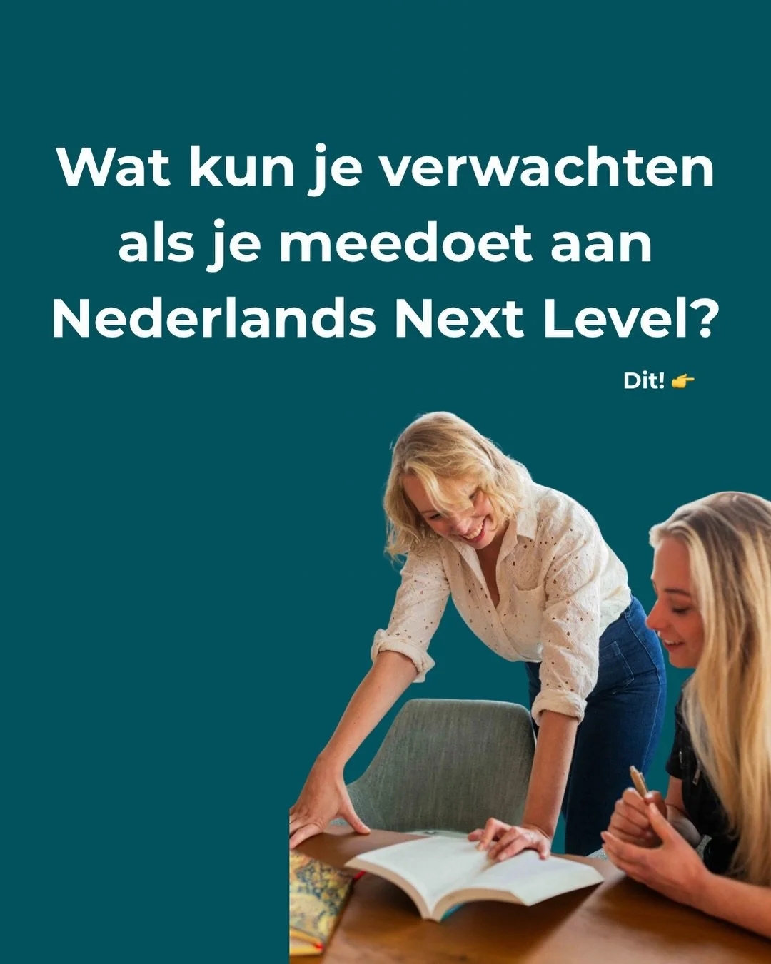 De laatste groepen van dit jaar starten volgende week! 

Niveau B2: vrijdagochtend, 9.30 - 11.00 uur, vanaf 9 oktober (docent: Feykje)

Niveau C1: woensdagmiddag, 12.00 - 13.30 uur, vanaf 7 oktober (docent: Feykje)

Niveau C1+: woensdagmiddag, 16.00 