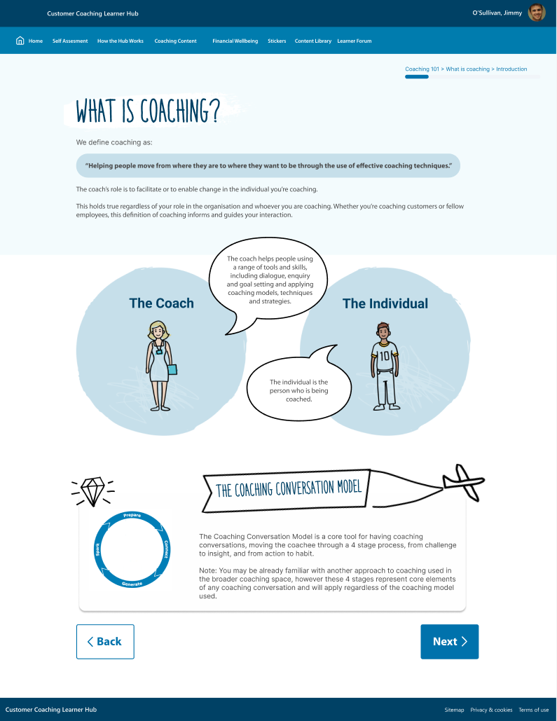 Banking Client - LMS information page