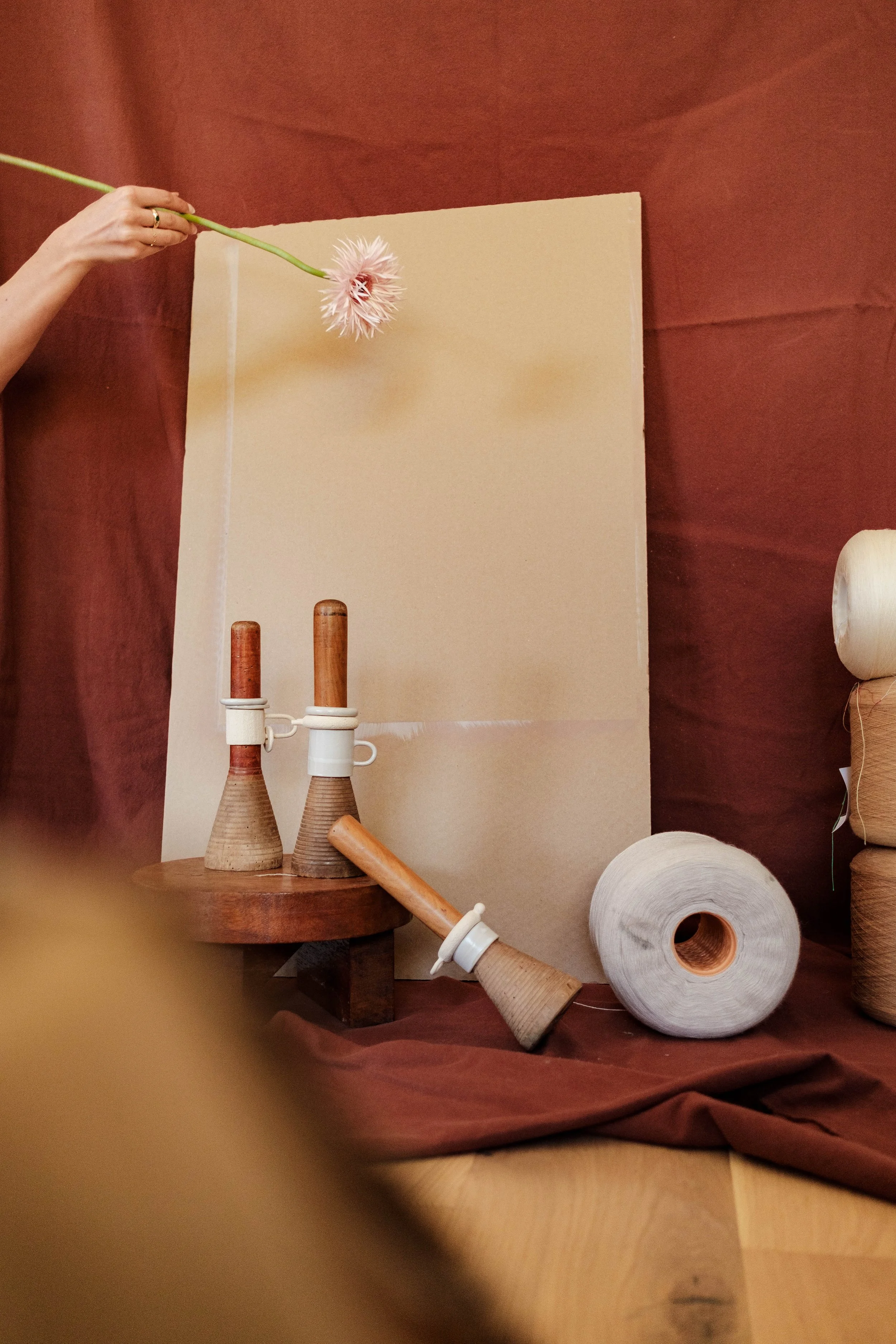 Composition objets vintage céramique artisanat