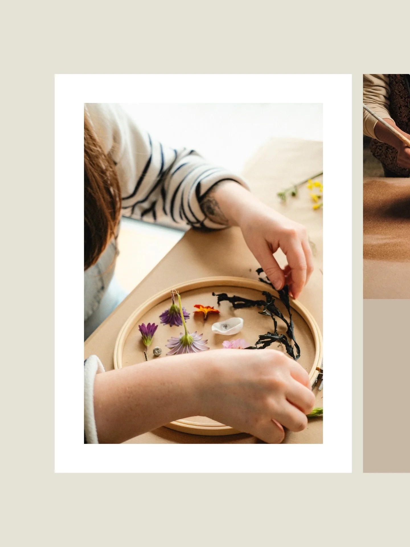 Quelques pages choisies : des fleurs, des gestes artisan, des jolies tables, des mains passionn&eacute;es, de belles &acirc;mes, des champs et pas mal de vert. 

Un joli r&eacute;sum&eacute; de ces derniers mois &agrave; documenter vos projets 🎞️

&