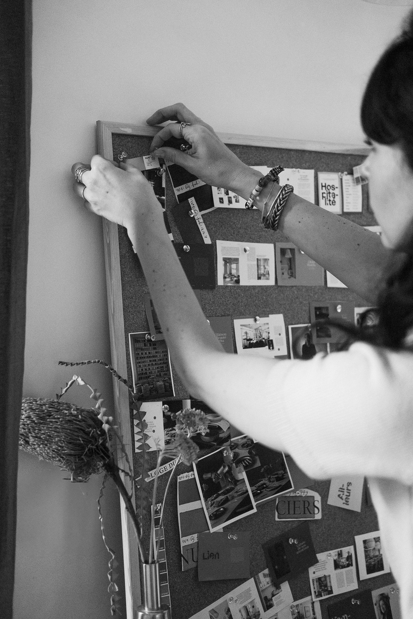 Dans le processus créatif de Perrine Bonafos