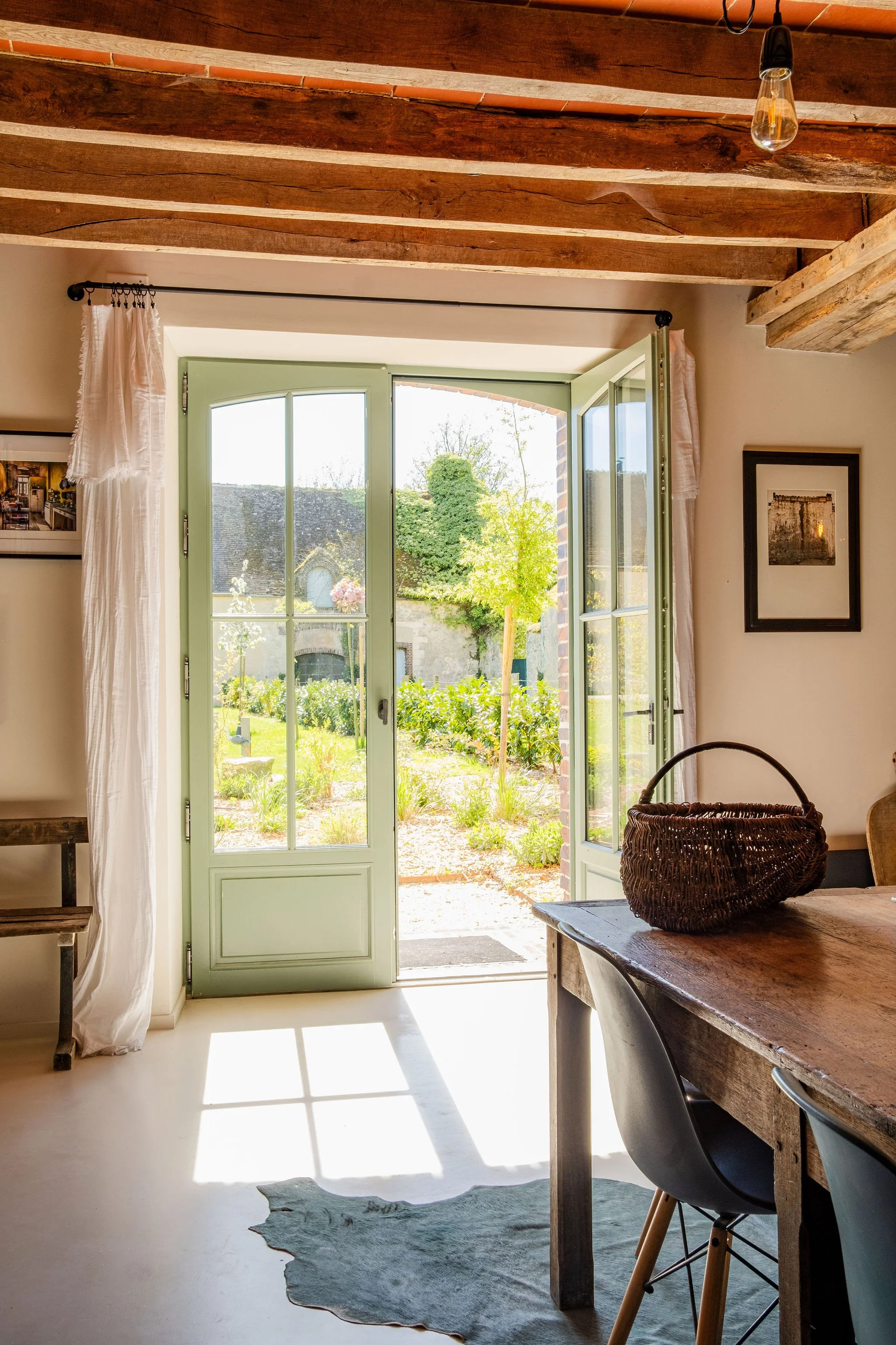 vue sur la nature depuis la maison d'hôtes