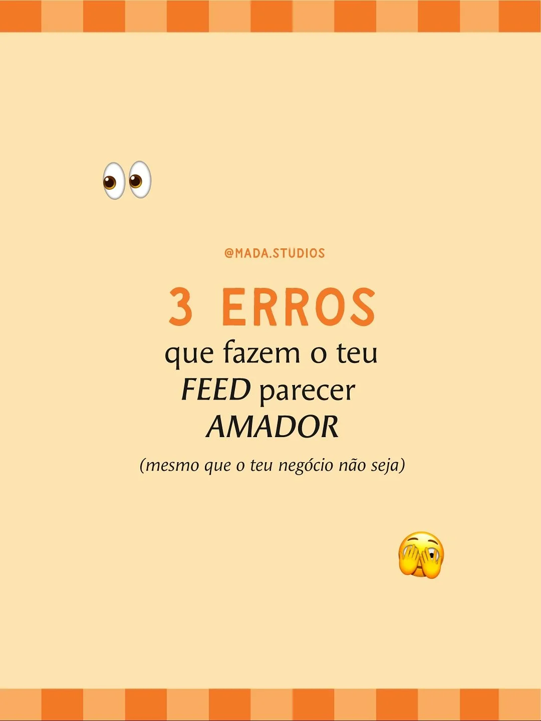 O teu neg&oacute;cio pode ser incr&iacute;vel MAS, se o teu feed parece desorganizado, &eacute; isso que as pessoas v&atilde;o sentir 👀

Tr&ecirc;s erros simples podem estar a sabotar a tua credibilidade (e o teu feed):

1️⃣ paleta de cores inconsis