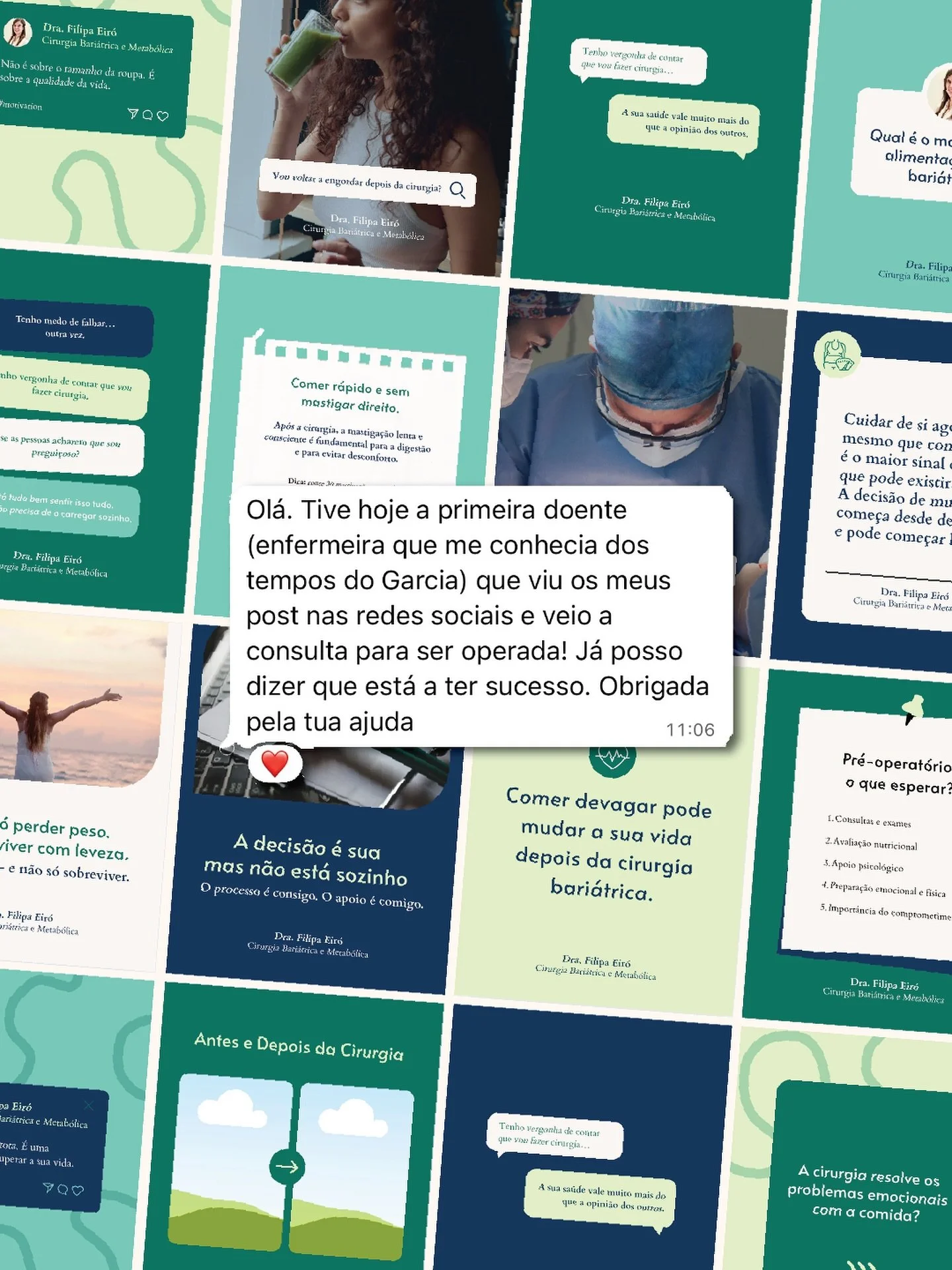 Feed novo, mais algu&eacute;m? 👀✨

Os templates da Dr&ordf; Filipa Eir&oacute; ficaram chef&rsquo;s kiss: consistentes, profissionais e cheios de personalidade.

Nada me deixa mais feliz do que ver empreendedoras a mostrarem o seu trabalho com confi