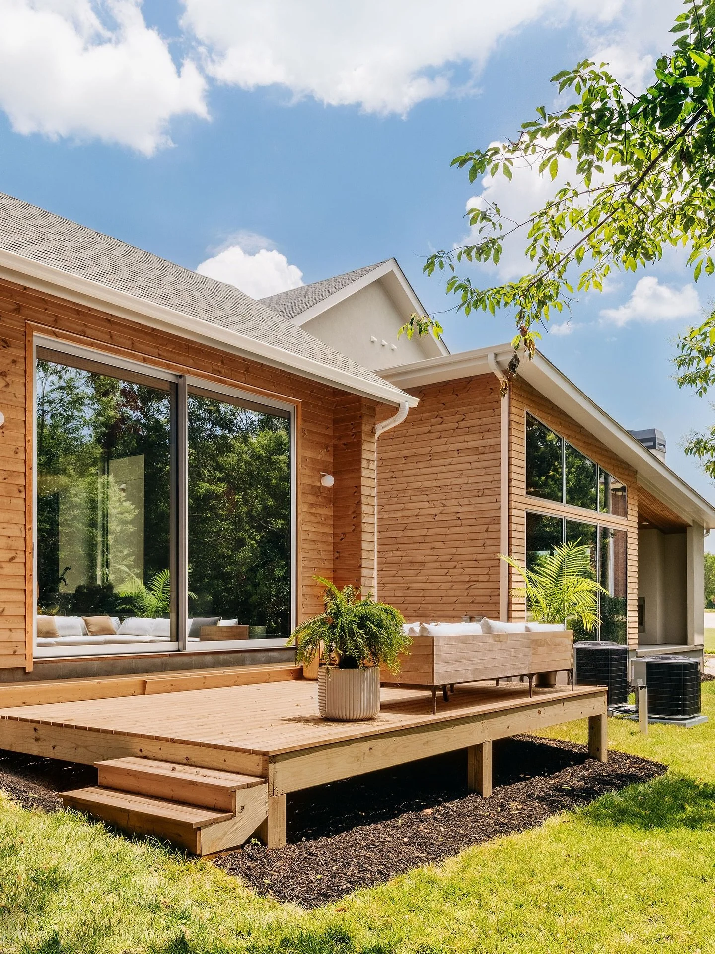 &lsquo;BLOM&rsquo;s 30 days of summer&rsquo;

-
DAY 27: Outdoor Living

This newly finished deck opens up to the living room and has steps connecting it to the backyard. As you see, this is the early stages of creating cozy outdoor living spaces, aft