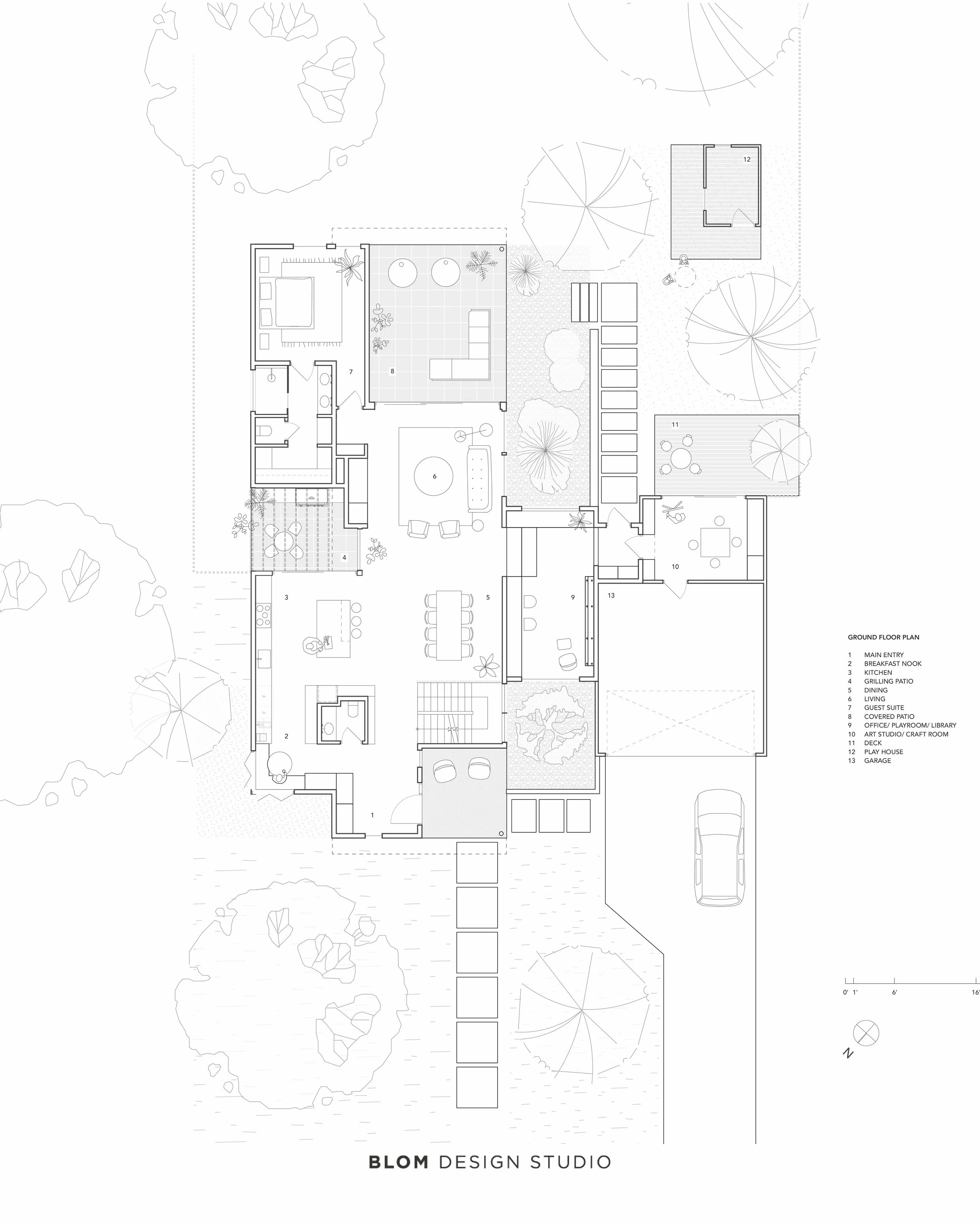 &ldquo;A room is not a room without natural light.&rdquo; - Louis Khan

Blom22 is a single family home designed and built by BLOM Design Studio in Greenville, SC, with the approach to blend thoughtful efficiency of Scandinavian design with the archit