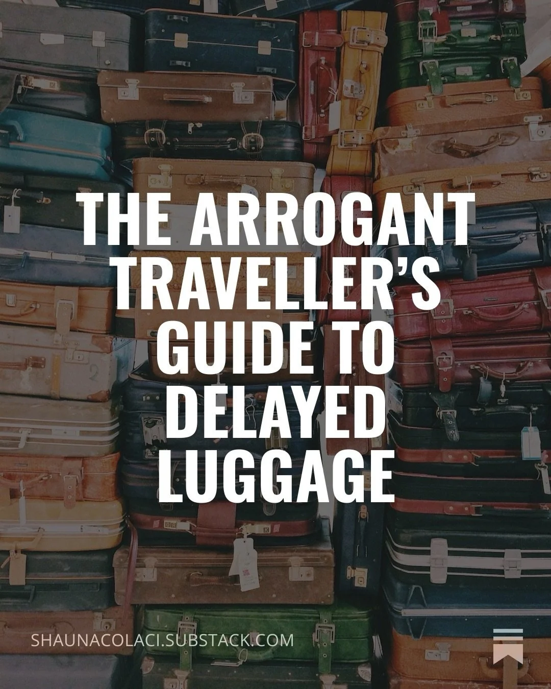 Reunited at last.

After 48 hours apart my suitcase and I have finally been reunited.

In the meantime I learned several important travel lessons:

&bull; Always pack clean underwear in your hand luggage
&bull; Deodorant is not optional
&bull; Hotel 