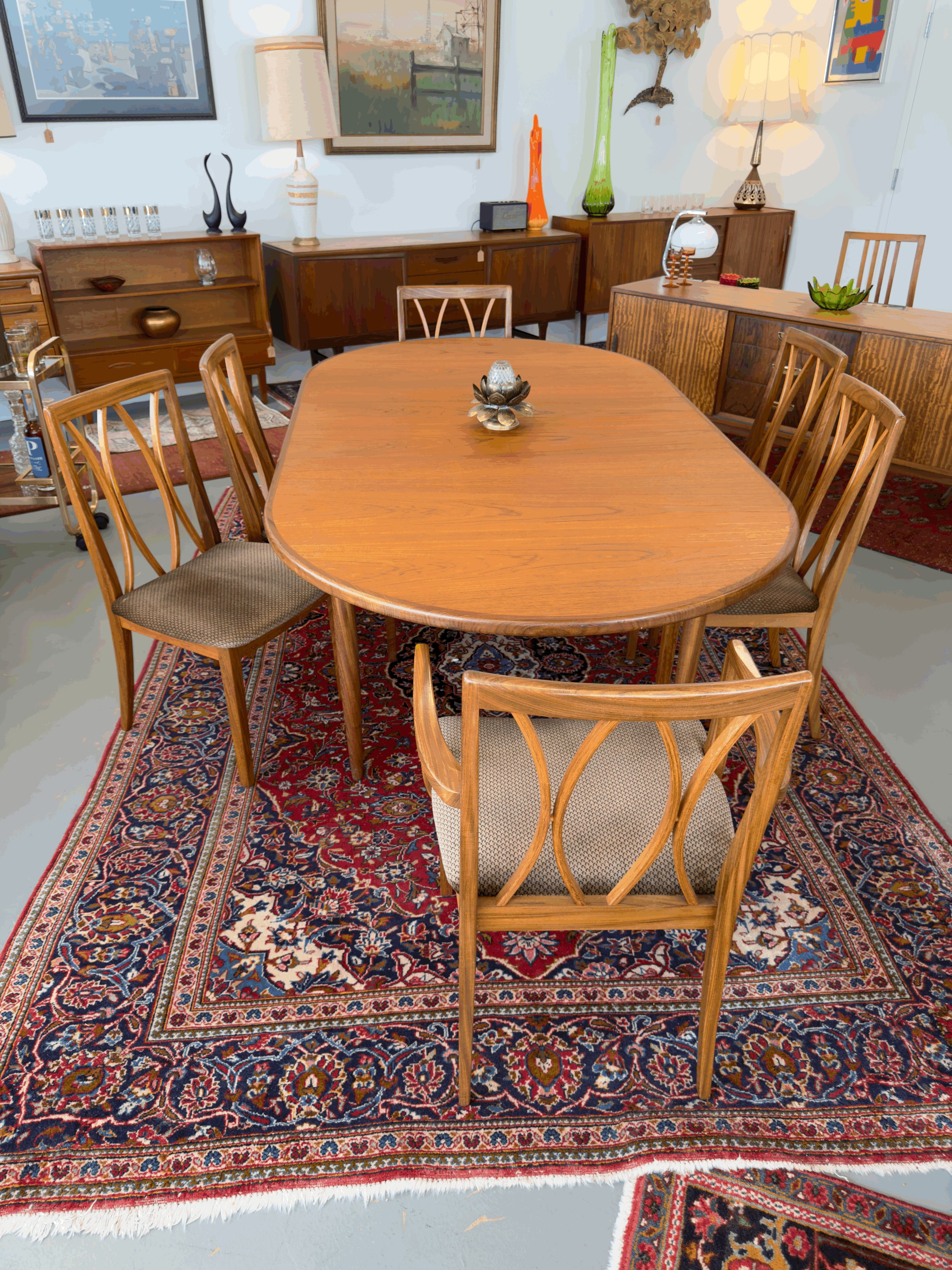 G Plan dining chairs - 6