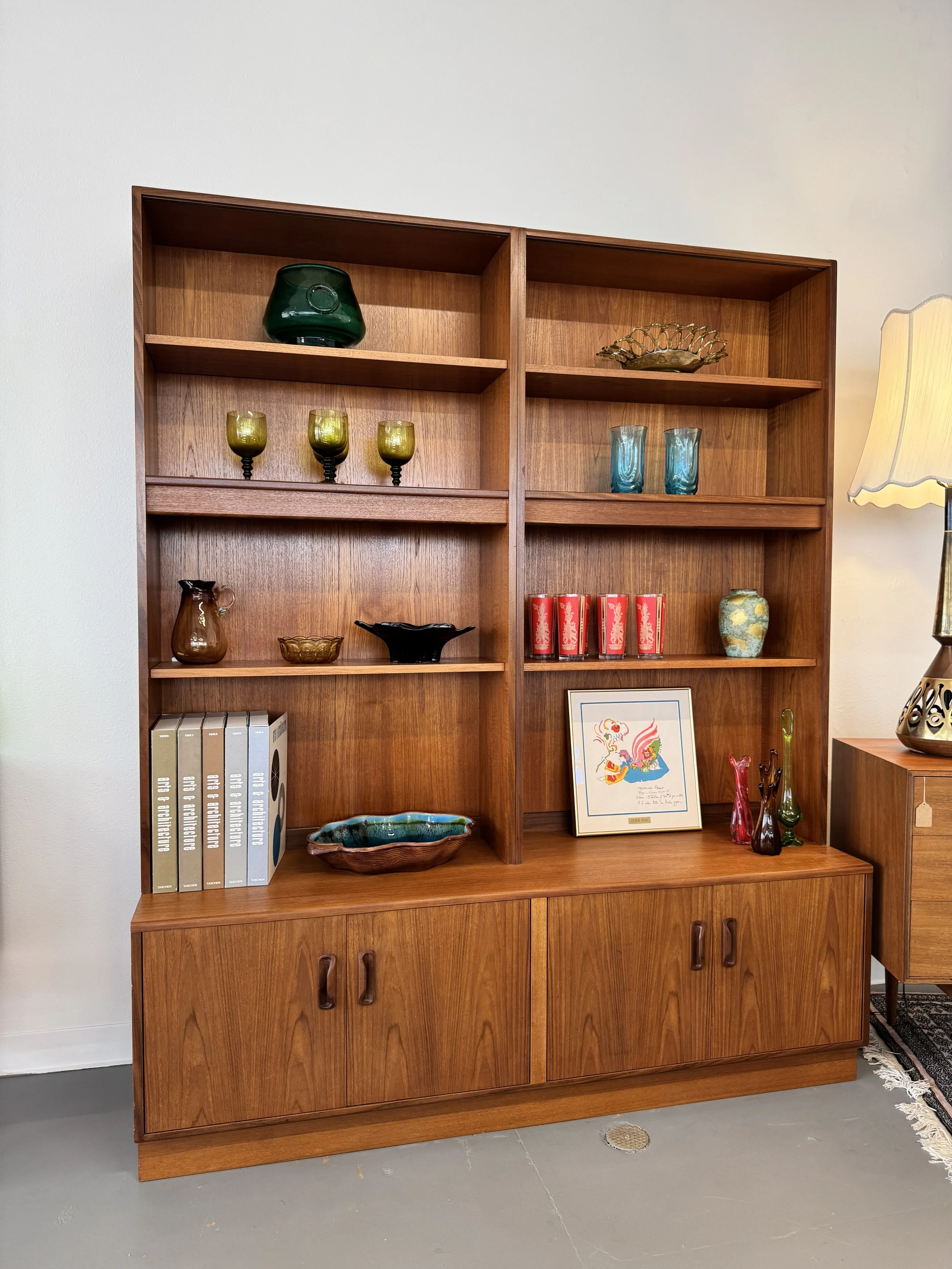 G Plan Double Bookcase