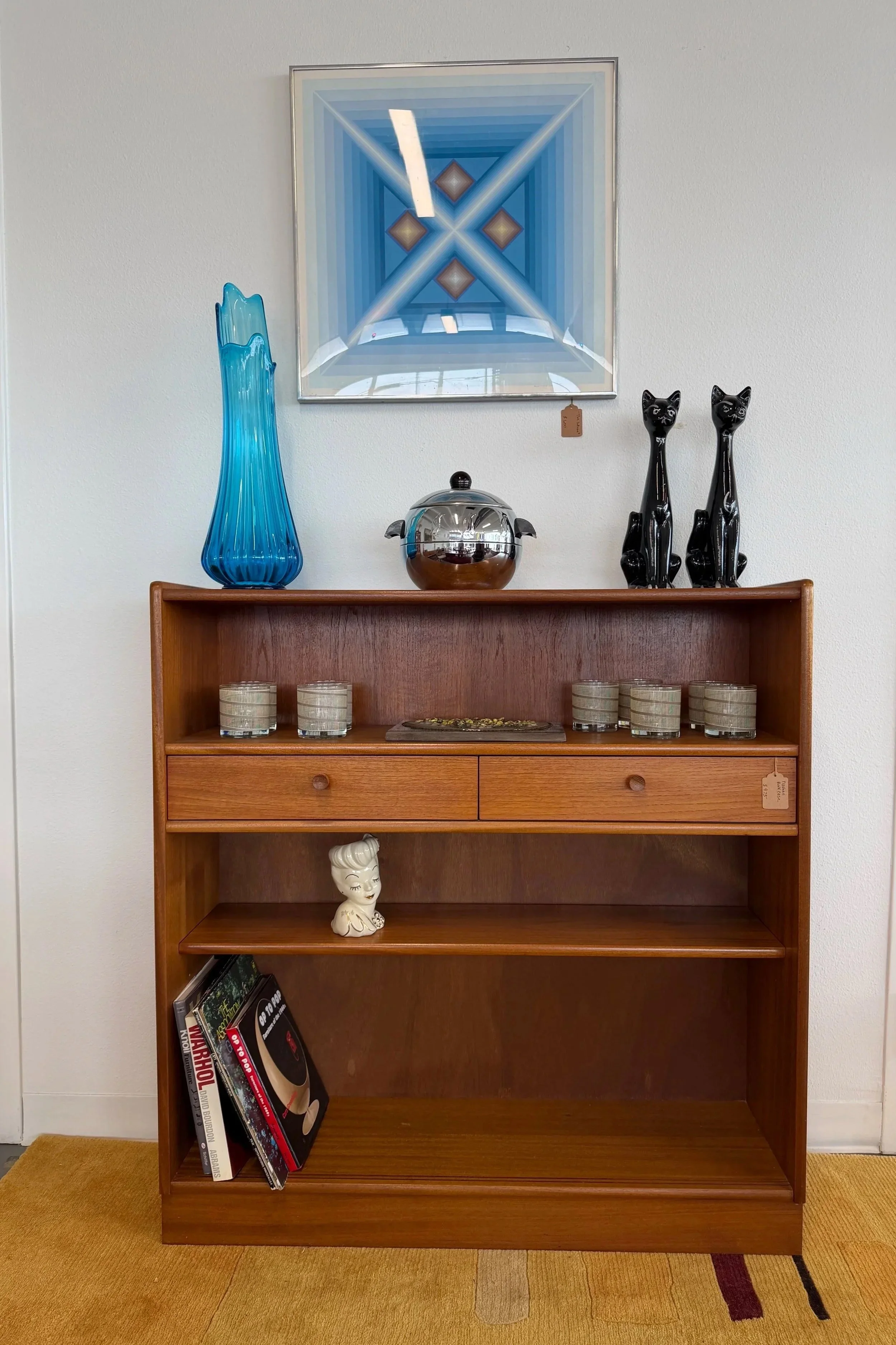 Avalon bookcase with drawers
