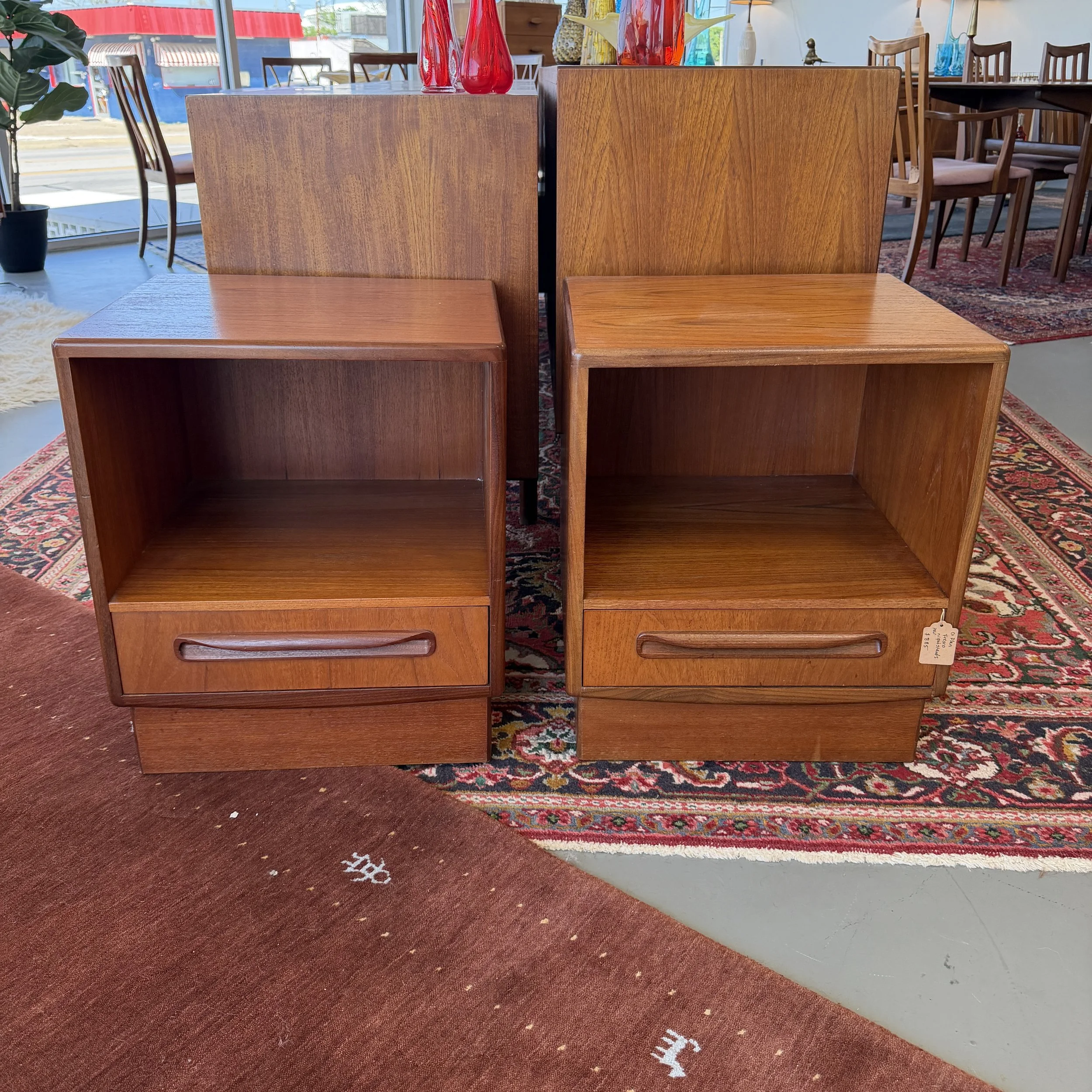 G Plan 'Fresco' nightstands / side tables- pair
