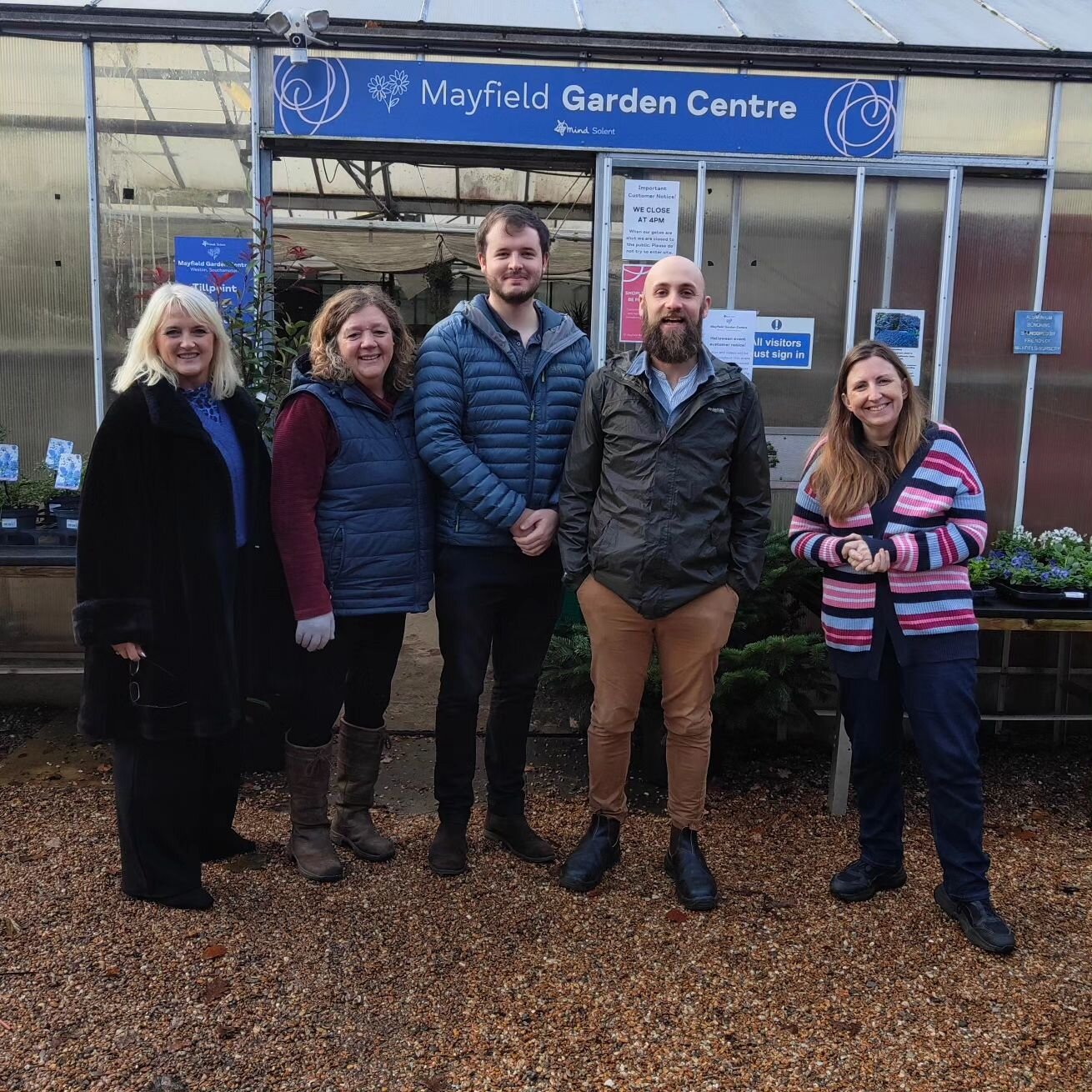 Great to meet the team from @solentmind and @mayfieldgardencentre 😁🌱

What a great place Mayfield is! Not just a garden centre but a whole community of people coming together to grow, learn and connect for their wellbeing. I was really inspired aft