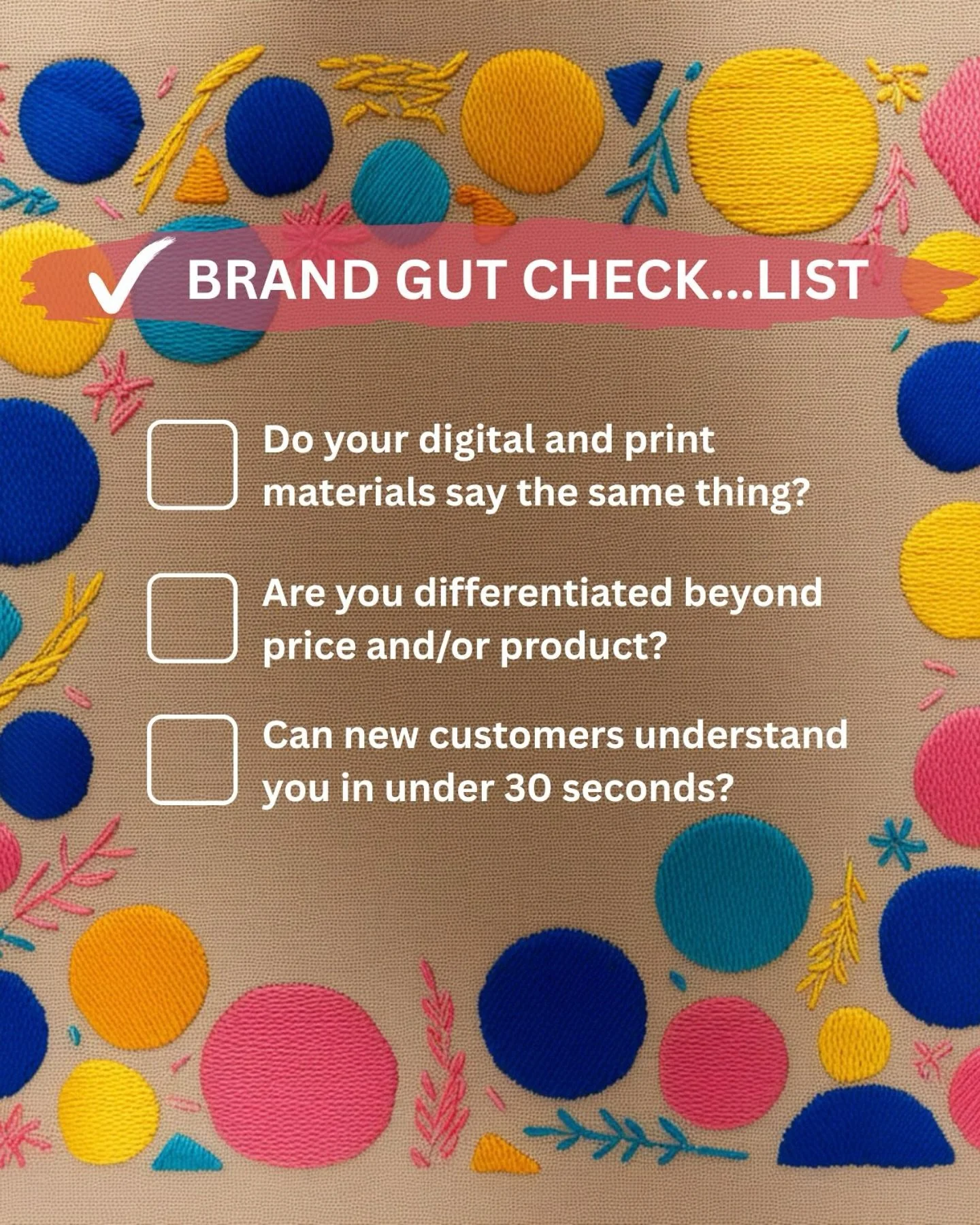 A brand audit doesn&rsquo;t always mean starting over. Sometimes it&rsquo;s just stepping back to ask:

Is our message clear?
Does it match what we think we&rsquo;re saying?
If your audience has to guess, they won&rsquo;t stay.

A quick gut check, do