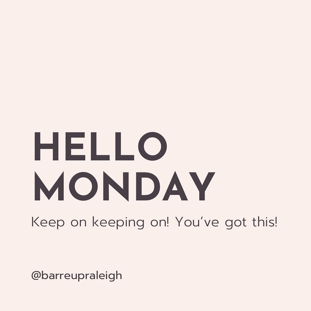 Mondays can be hard, but our will is stronger! You&rsquo;ve got all it takes to keep going! ✨✨