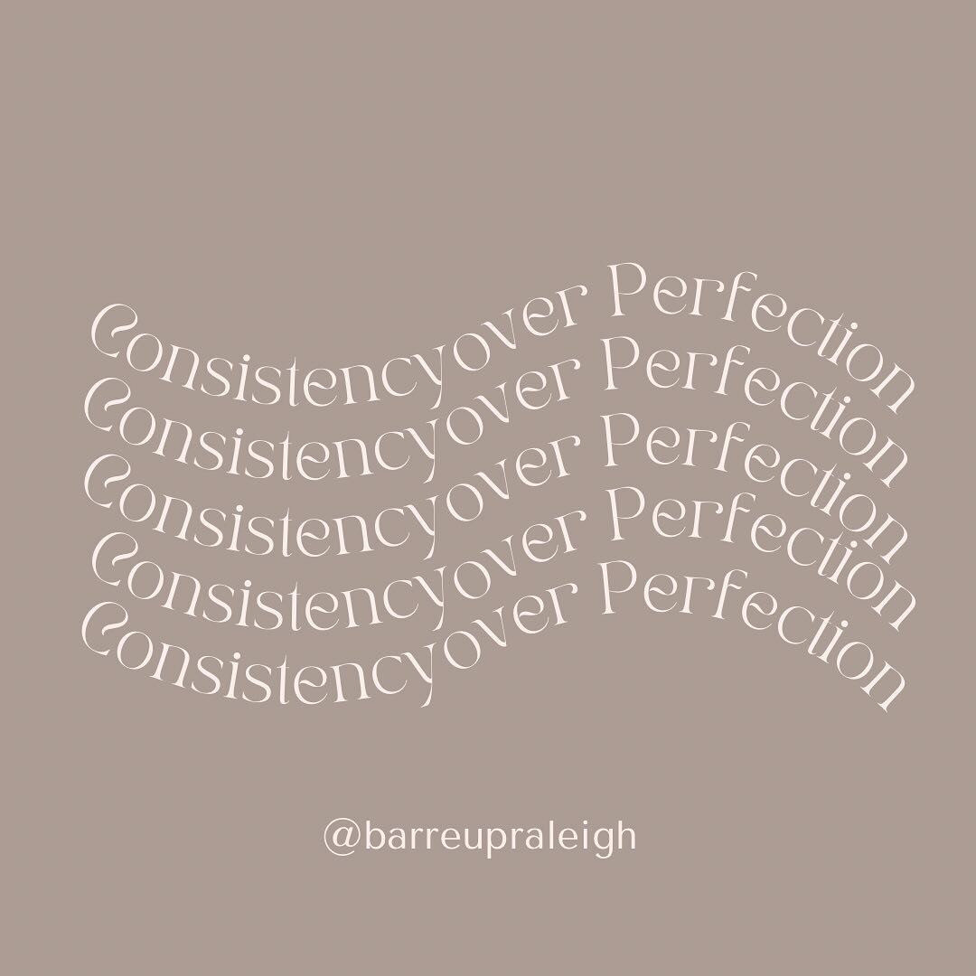 Strive for consistency not perfection!

Consistency matters.✨

Join us this week AND take note we have a POP-UP Barre Express on the Tuesday schedule!

MON:
7a - Virtual - Yoga Flow
12p - Virtual - Power Core
4:45 -STUDIO - Pilates Meets the Barre
6p