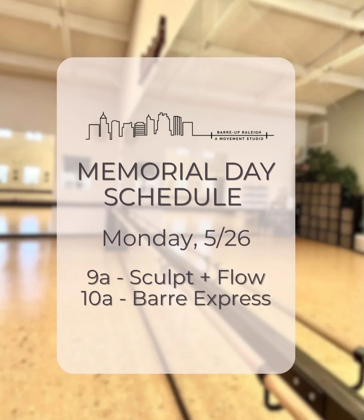 We&rsquo;re here all holiday weekend long - with a modified Memorial Day schedule! ❤️🤍💙

Join us on the mat! 

THURS:
5:30p - Pilates Sculpt 
6:30 - Strength + Mobility (hips) 
⁣⁣⁣⁣⁣⁣⁣⁣⁣⁣⁣⁣⁣⁣⁣⁣⁣⁣⁣⁣⁣⁣⁣⁣⁣⁣⁣⁣⁣⁣⁣⁣⁣⁣
FRI:⁣⁣⁣⁣⁣⁣⁣⁣⁣⁣⁣⁣⁣⁣⁣⁣⁣⁣⁣⁣⁣⁣⁣⁣⁣⁣⁣⁣⁣⁣⁣⁣