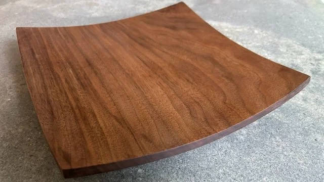 Square Walnut Plate