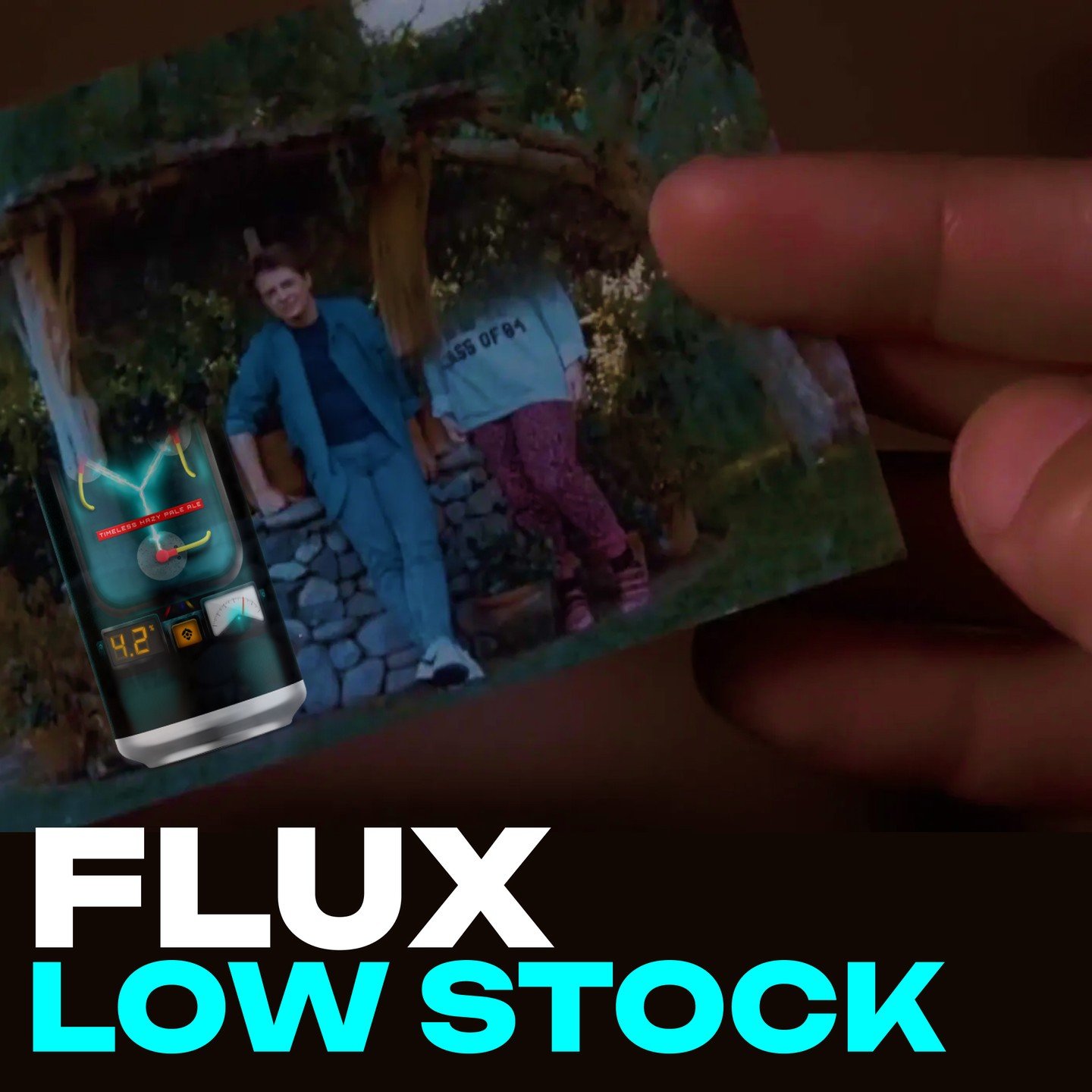 Low Stock Alert. We&rsquo;re almost outta time for Flux! This limited edition brew is disappearing faster than Marty McFly's DeLorean, and once it&rsquo;s gone, it&rsquo;s gone for good. Get yours now before it's history.

Shipping to UK and Ireland
