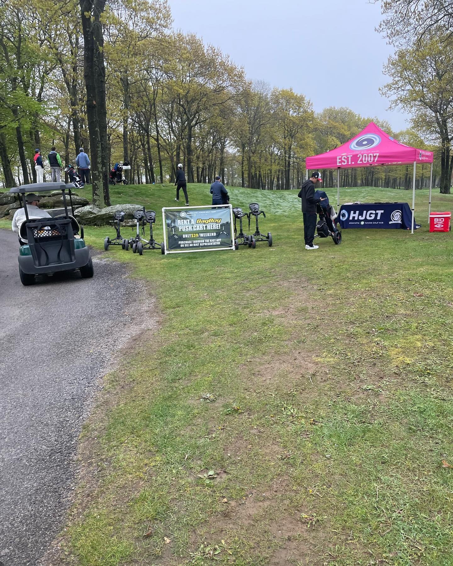 HJGT L.I. Open 2023 in the books.  We had 12 players compete in the event that took place at Cherry Creeks &ldquo;The Woods&rdquo; course last weekend. Another cold rainy weekend but our players persevered! 

We played a practice round the Sunday pri