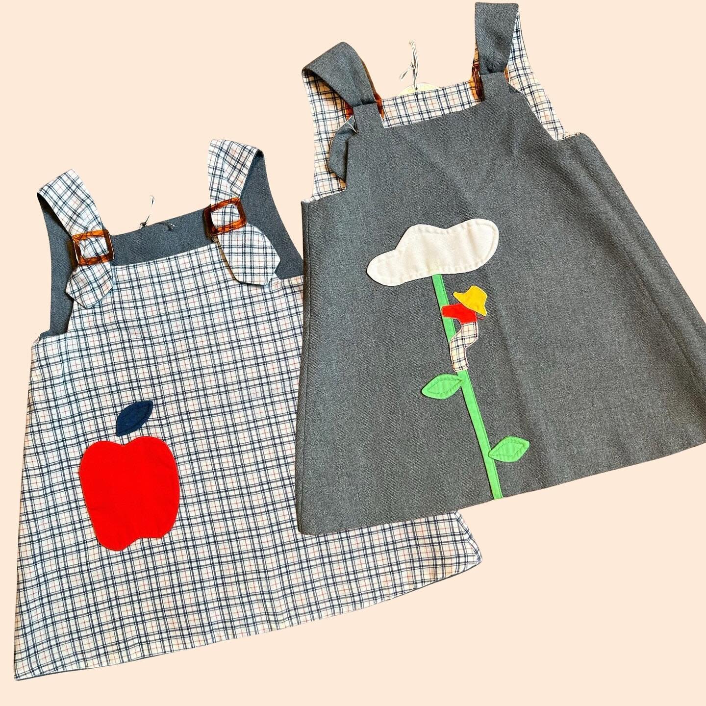 Today&rsquo;s top pick (online or in-store)! This handmade reversible dress is the most precious thing. 🍎Size 4T🍎

#kids #kidsvintage #vintage #vintagedress #teacher  #mom #nashvillemom #oldhickory #eastnashville #momlife #apple