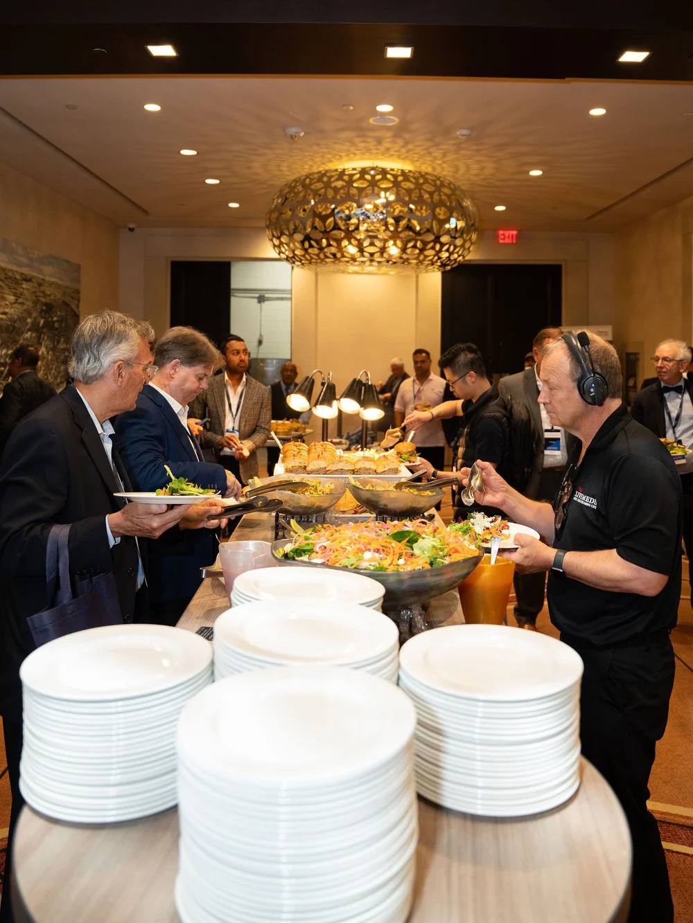 Lunch service at the Summit