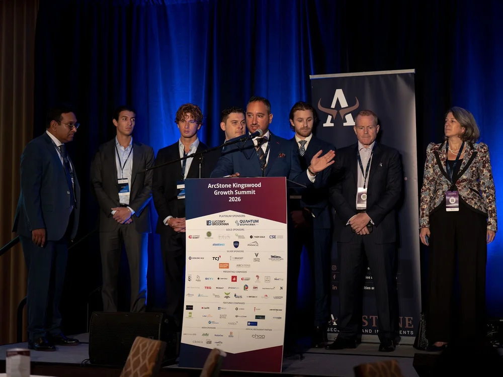 Presenters on stage at the Summit