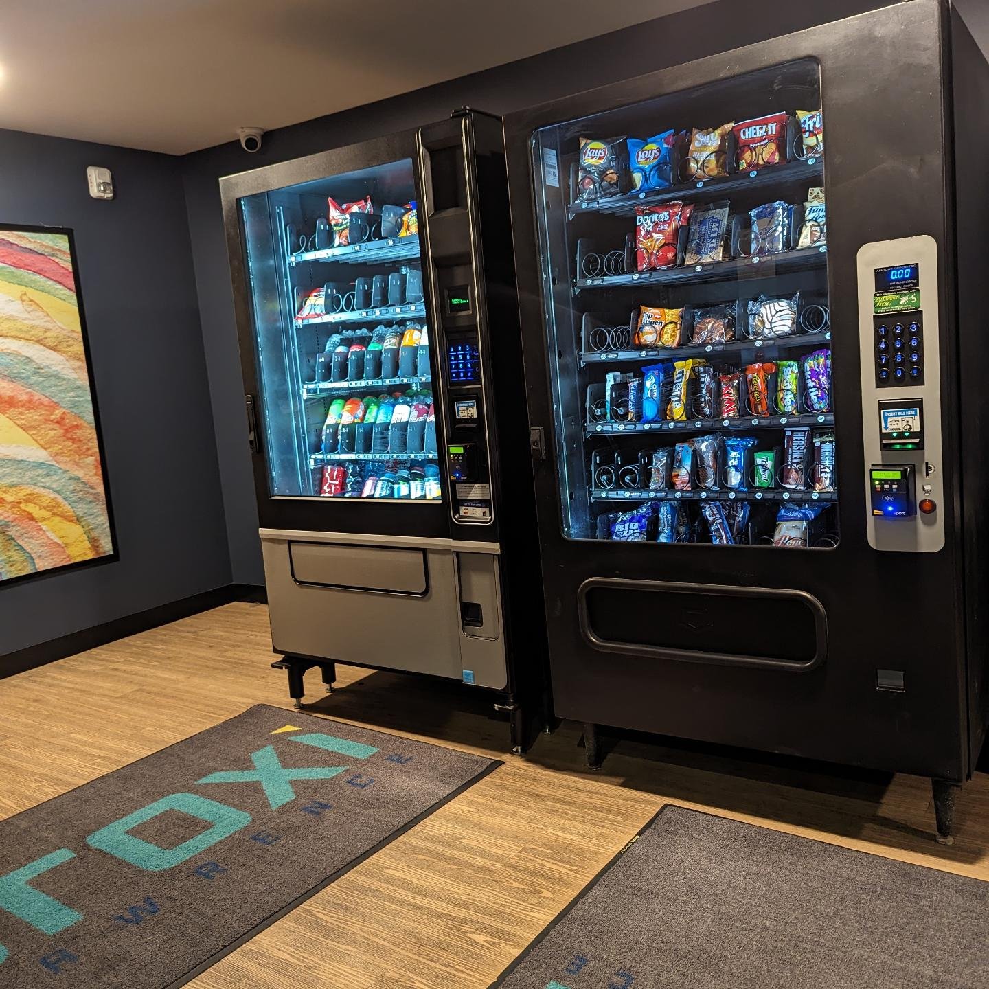 Have you heard? 
&bull;
&bull;
Proxi has vending machines now! Located in the elevator lobby 🤯