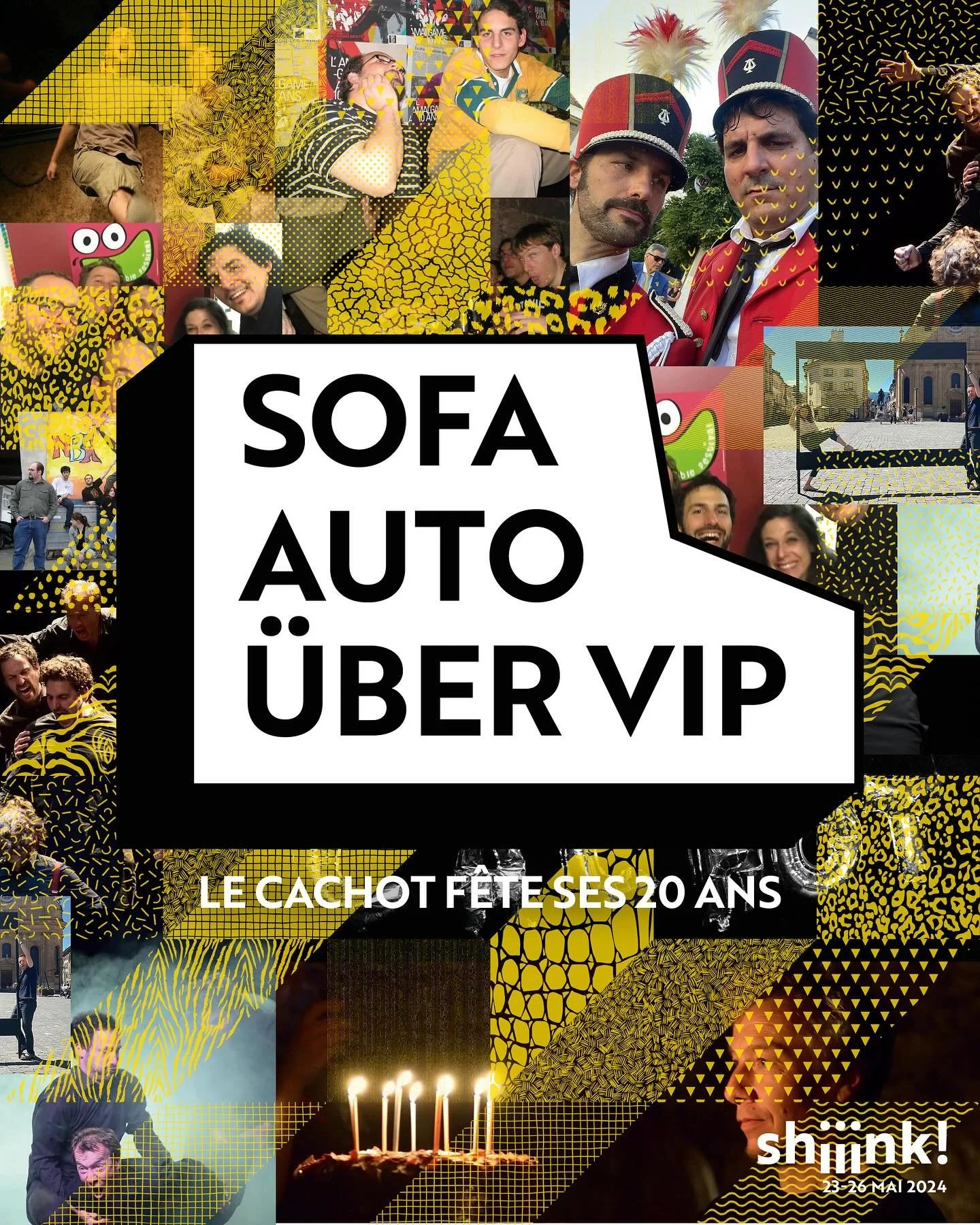 20 ans! &Ccedil;a m&eacute;ritait bien qu&rsquo;on s&rsquo;invite nous m&ecirc;me sur notre SOFA! On sera tous et toutes l&agrave;! FULL CACHOT💛 @echandole 💛