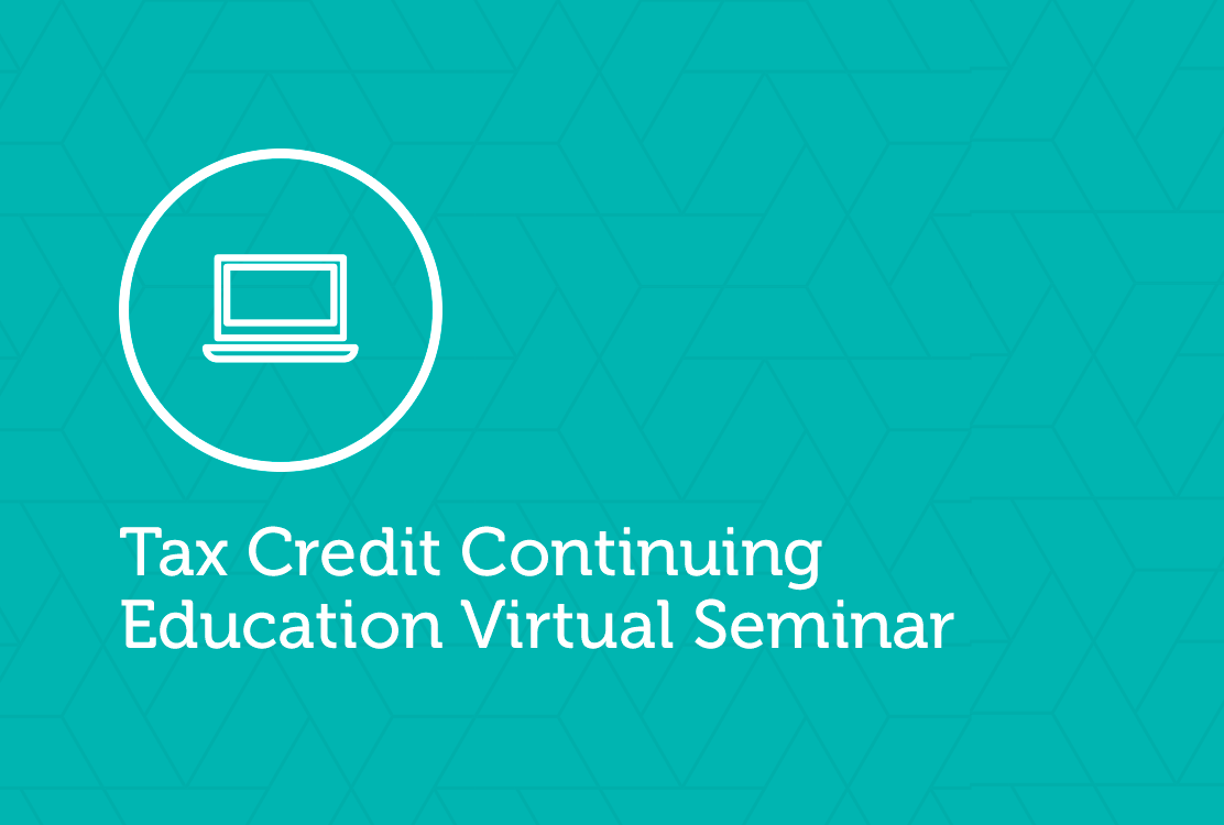Virtual Tax Credit Continuing Education Seminar