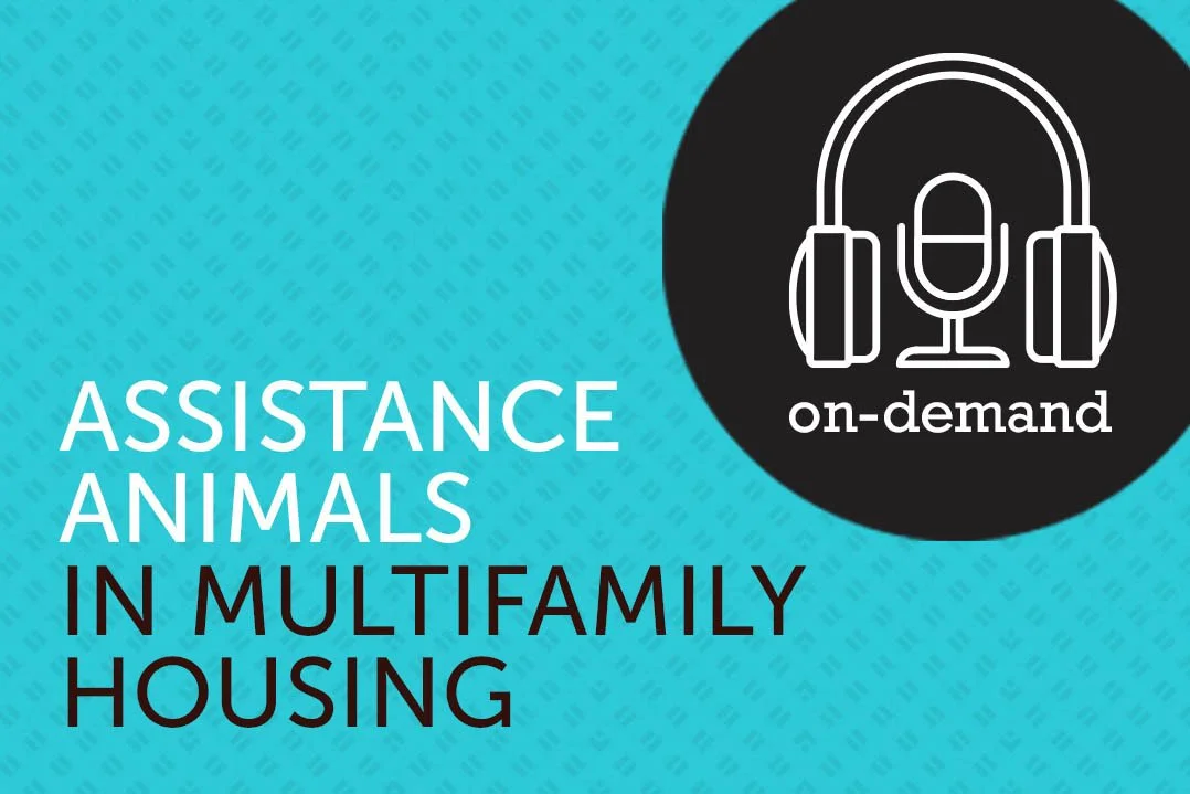 Assistance Animals in Multifamily Housing