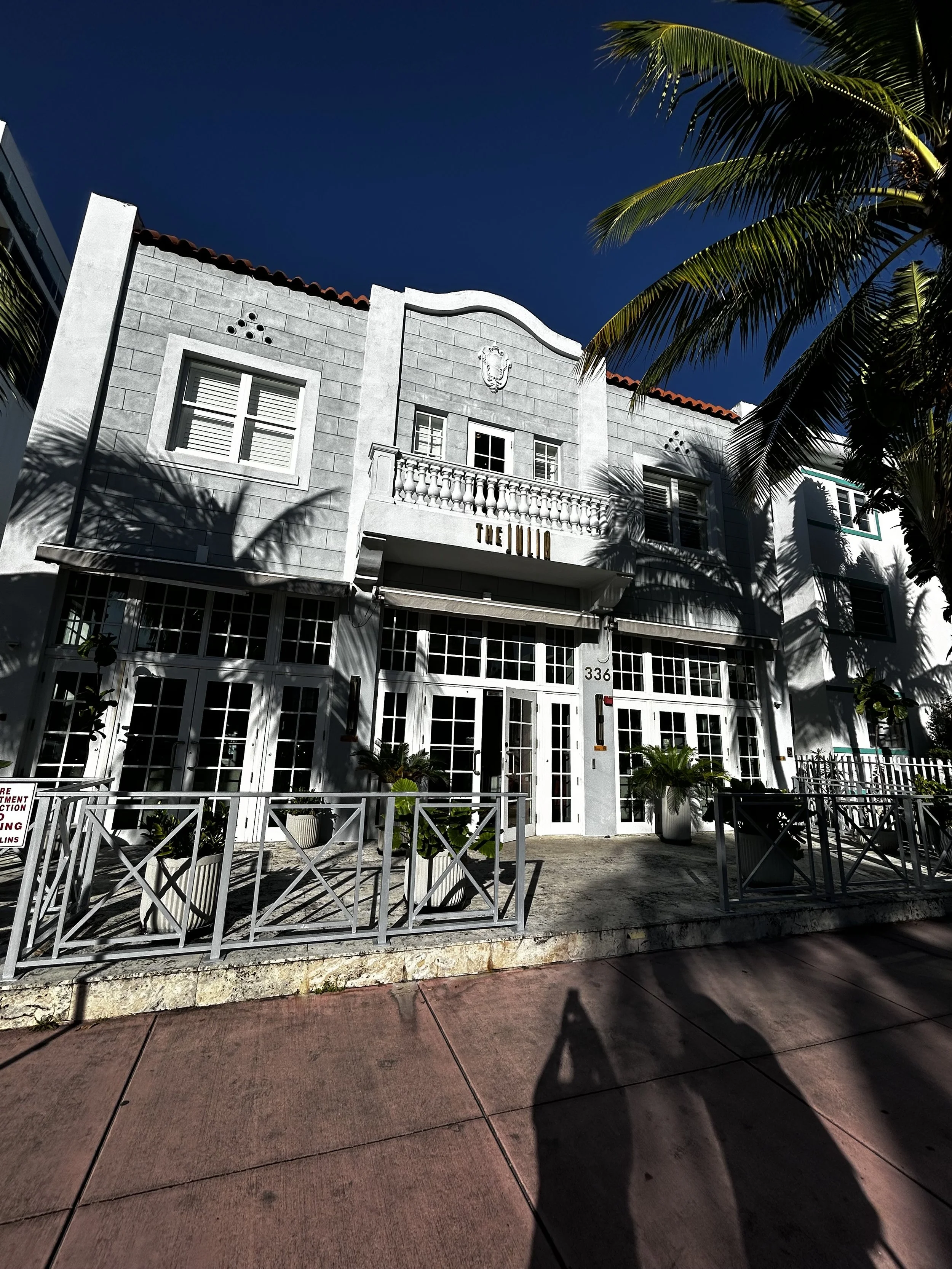 Art deco style building in South Beach