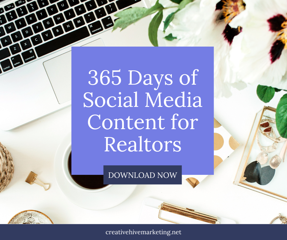 The Realtor Social Media Content Calendar: 365 Days of Posts