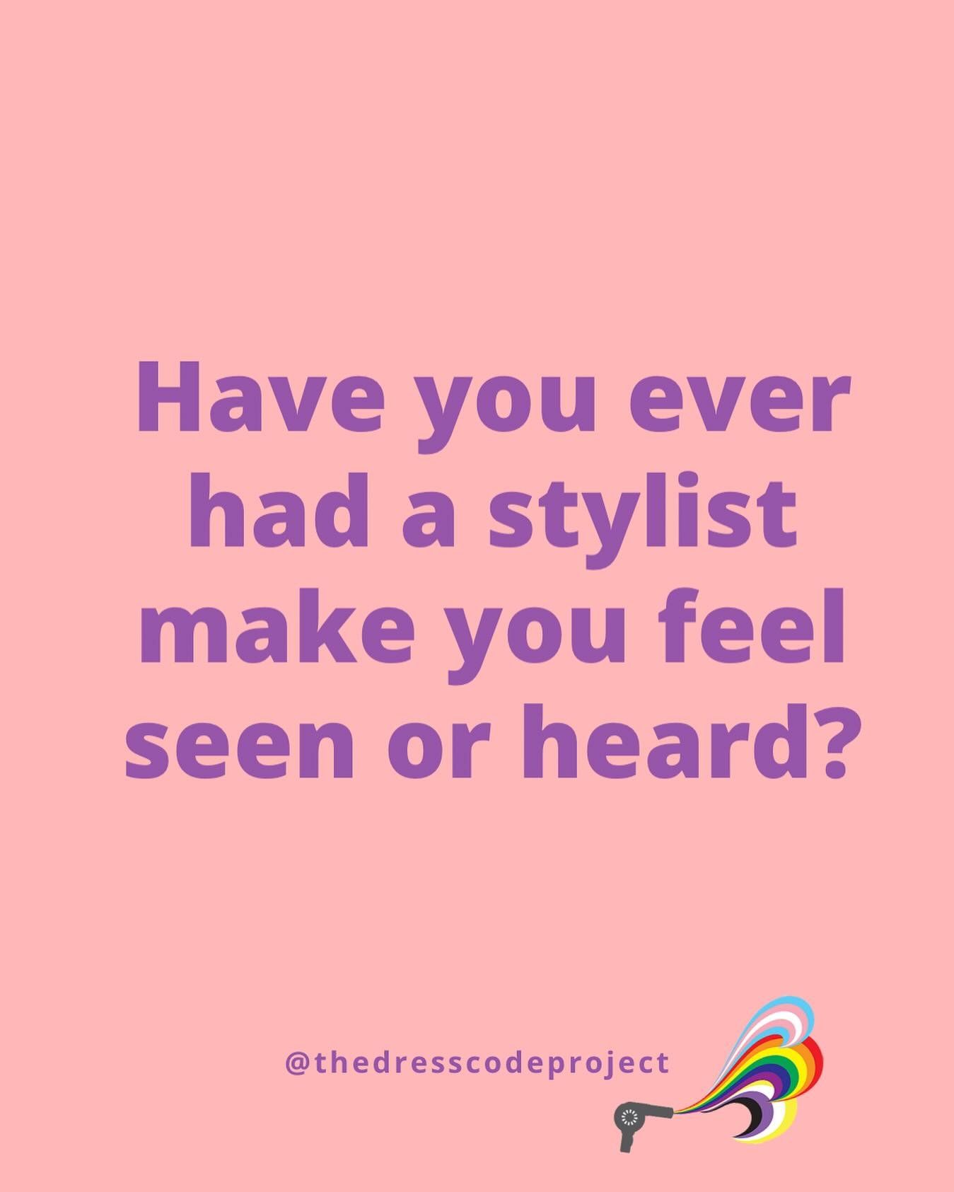 Share your experience!

#dresscodeproject #genderaffirminghaircare