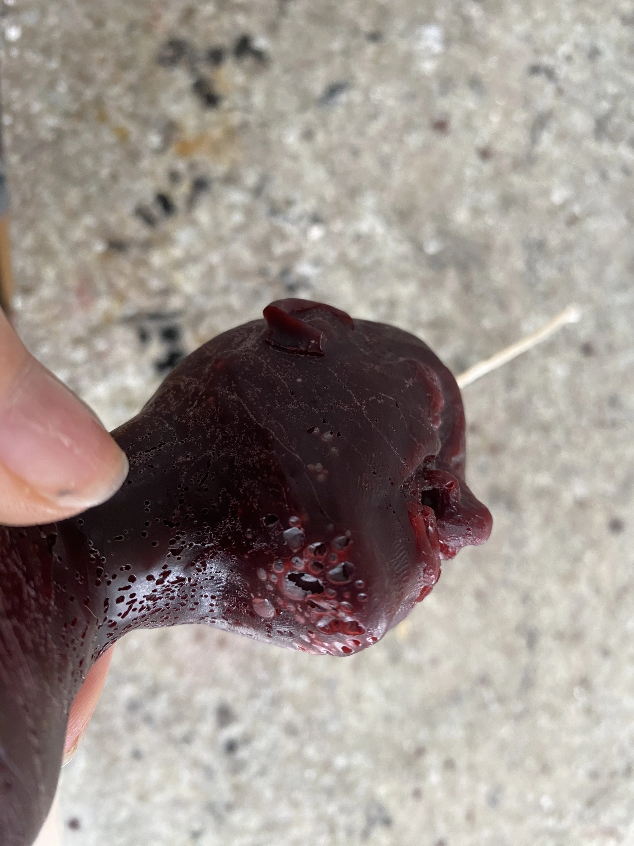 September 8, 2023 - Some bubbling under the chin.  