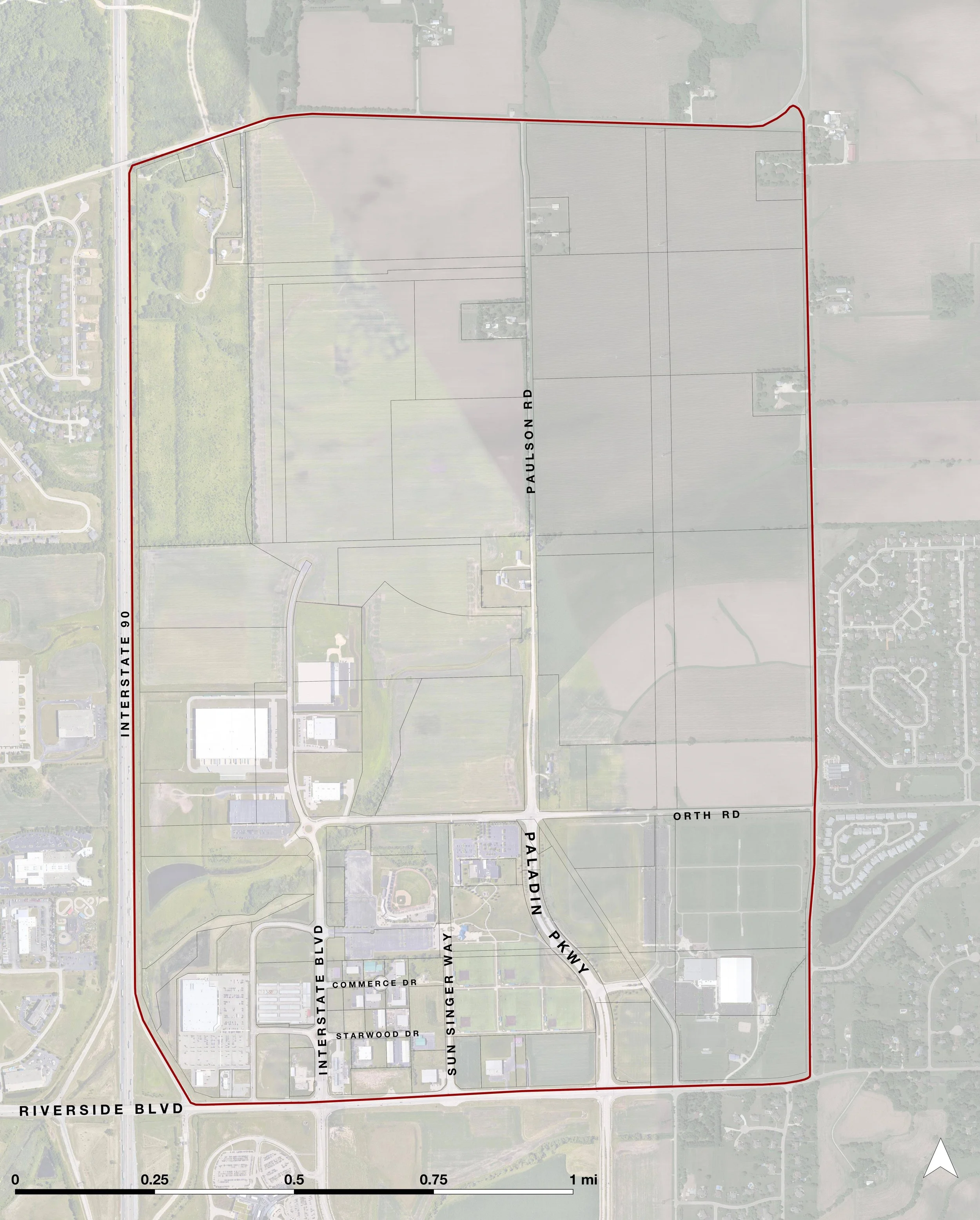 The boundaries for Loves Park’s first placemaking district are Riverside Boulevard to the south, Argyle Road to the east, Harlem Road to the north and Interstate 90 to the west.