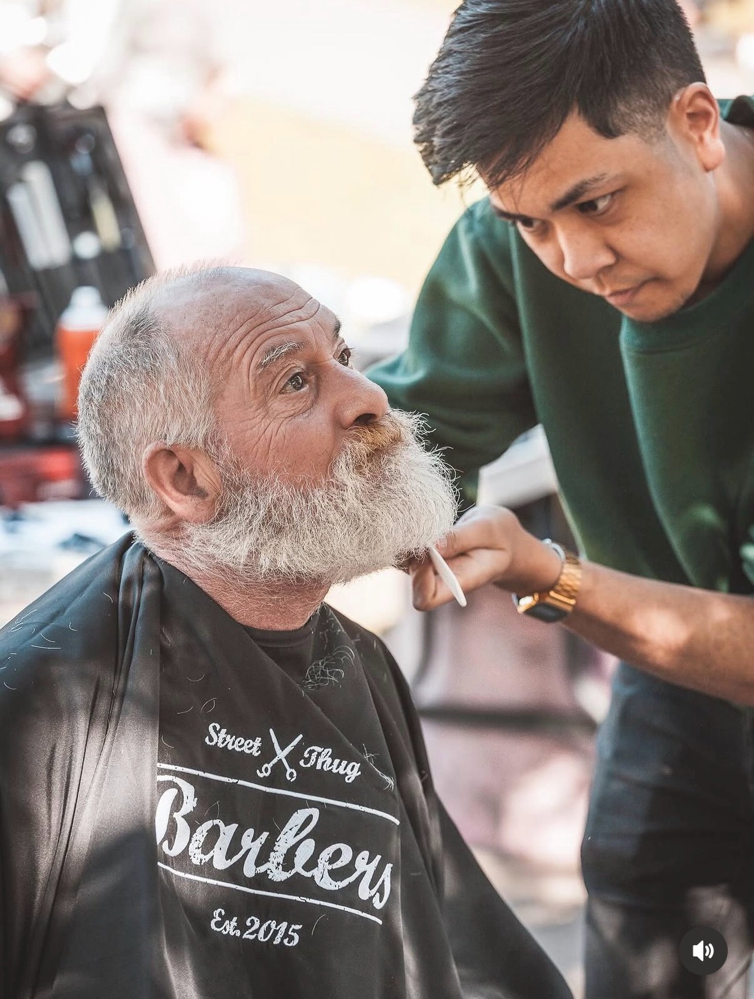 Marc (@marcvita) takes the extra time to get every detail right&mdash;bringing the same level of care and intention to every cut he gives while volunteering with @streetthugbarbers.

Since 2015, @streetthugbarbers has been showing up every Sunday in 
